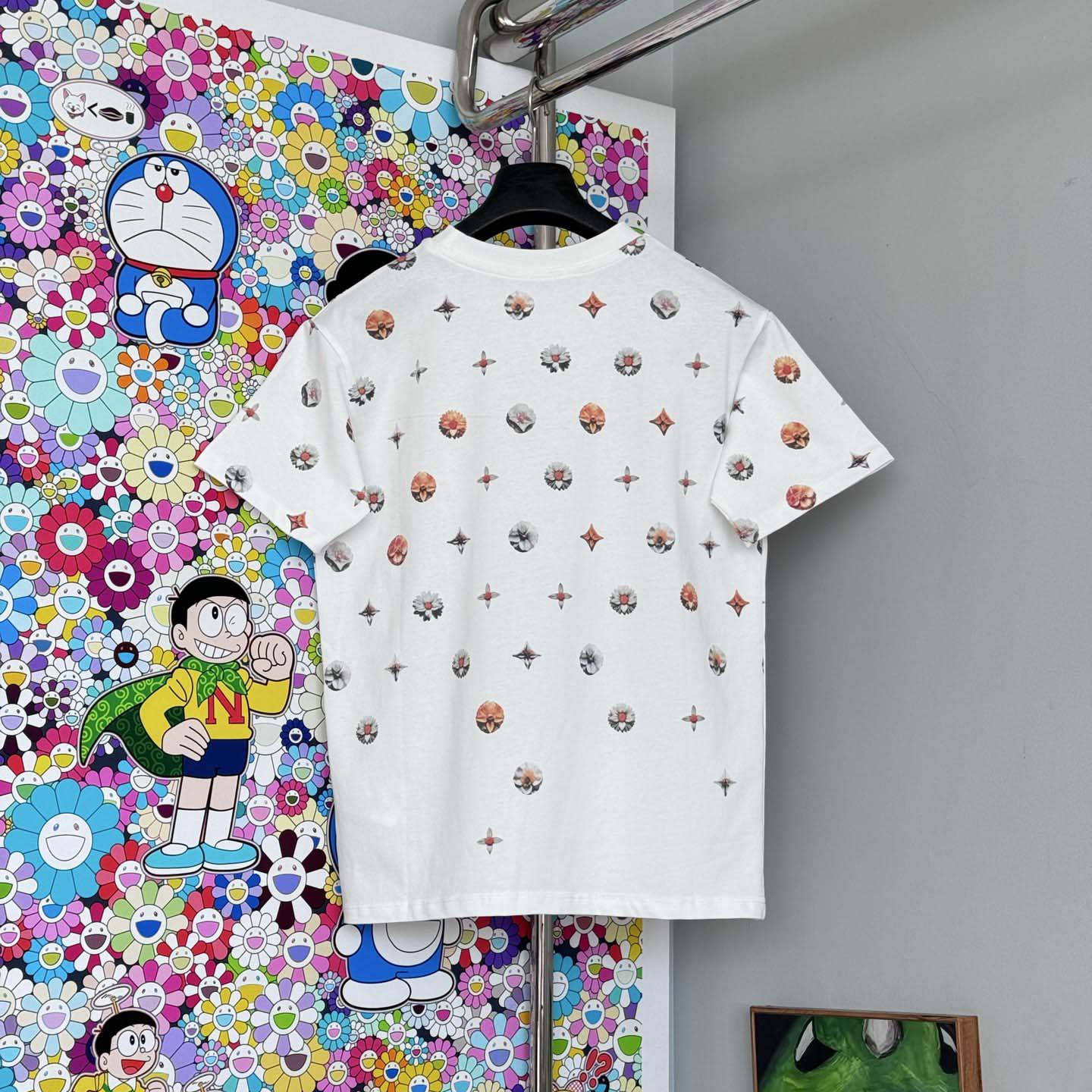  Louis Vuitton Overprinted Monogram Jacquard T-Shirt   1AJRAF - DopestKickz