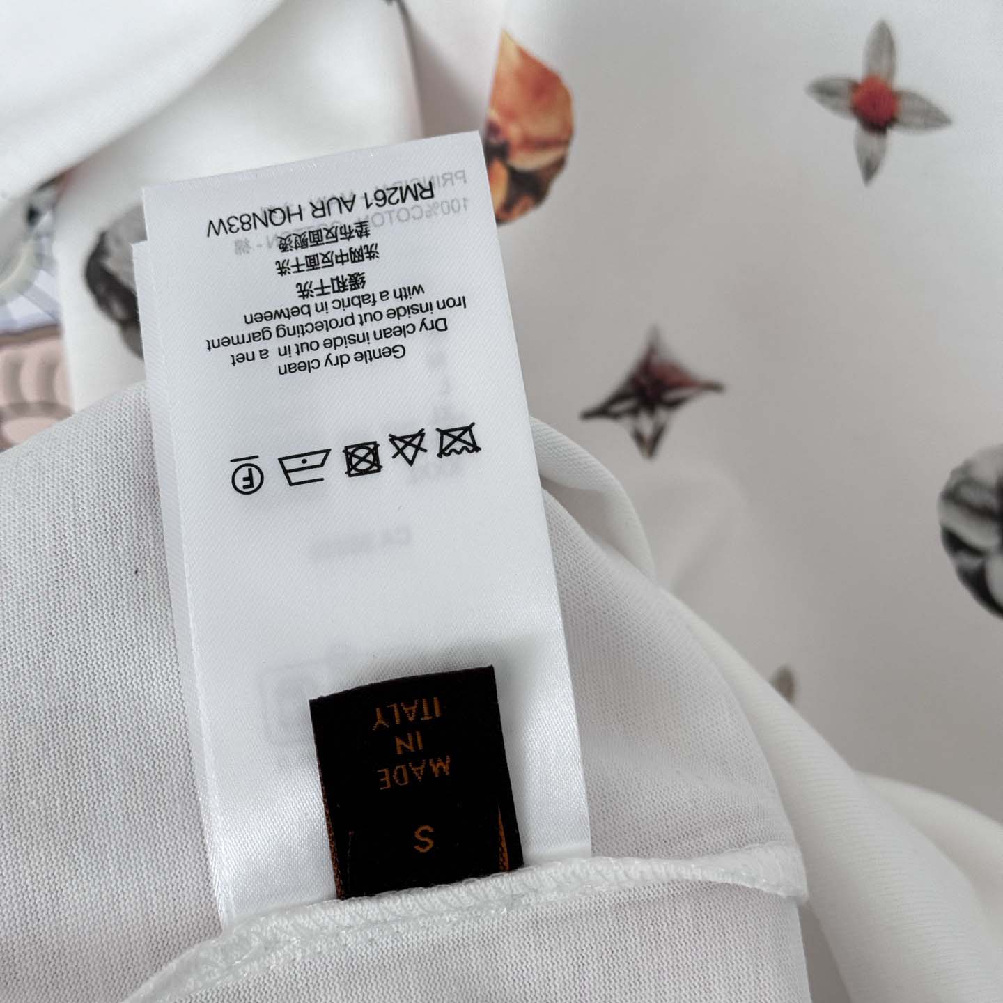  Louis Vuitton Overprinted Monogram Jacquard T-Shirt   1AJRAF - DopestKickz