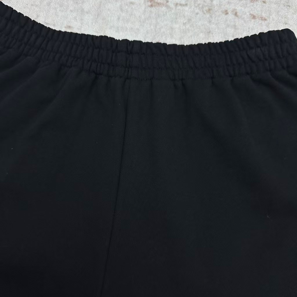 Balenciaga Political Campaign Sweat Shorts In Black - DopestKickz