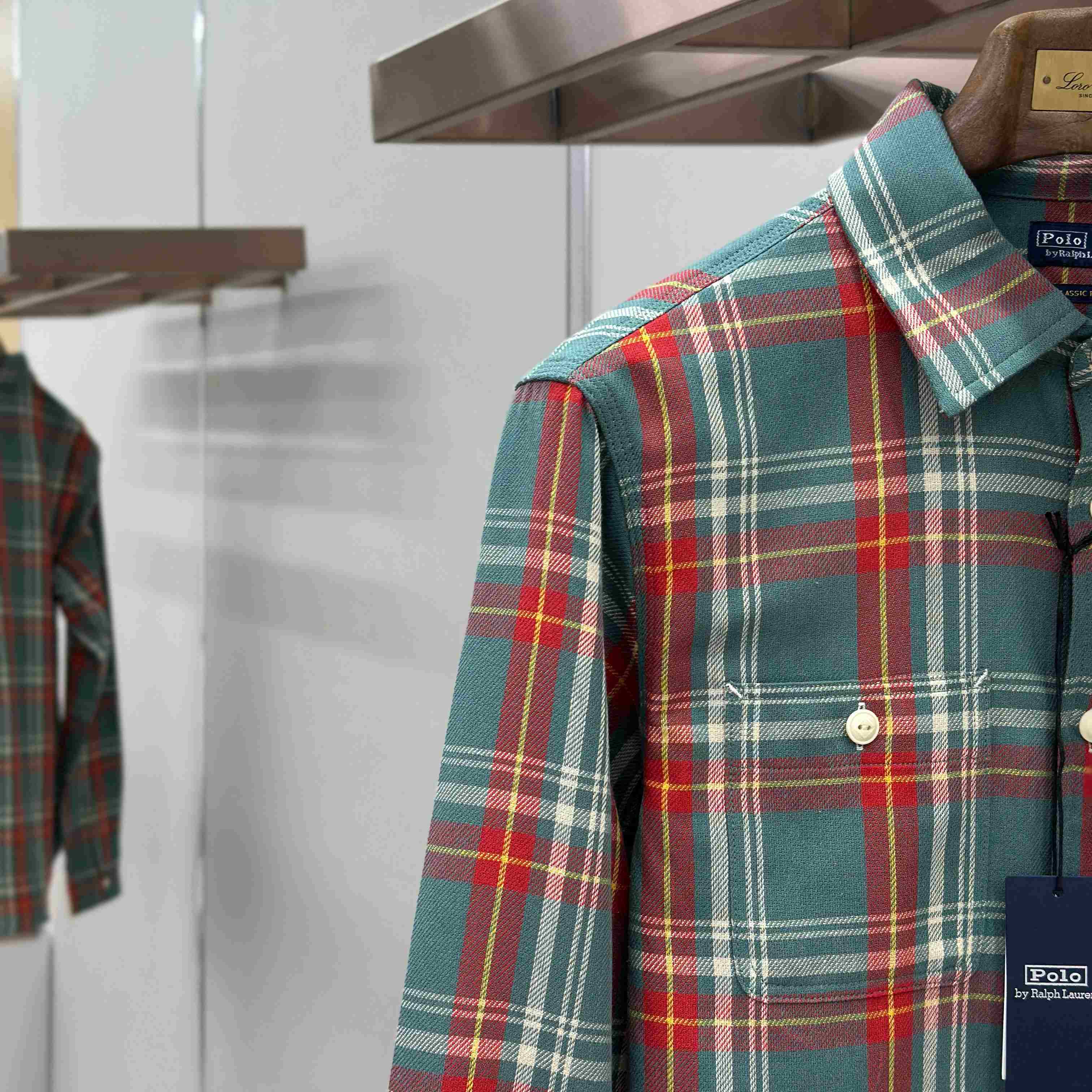  Ralph Lauren Classic Fit Plaid Flannel Workshirt - DopestKickz