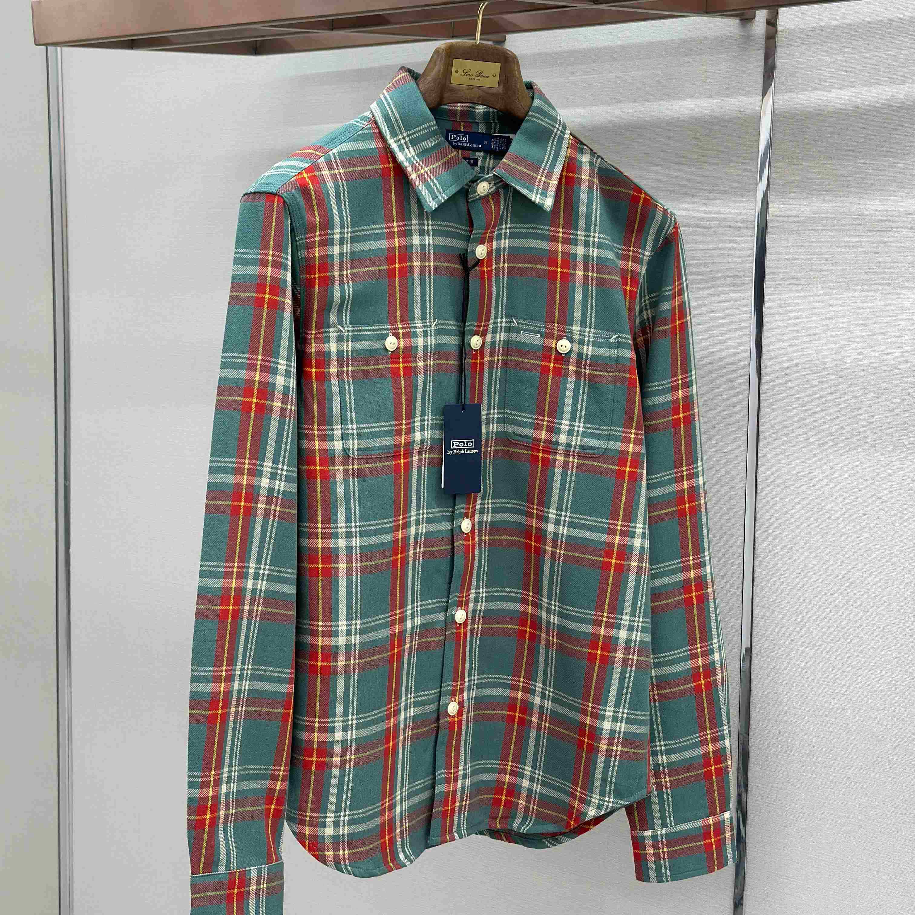  Ralph Lauren Classic Fit Plaid Flannel Workshirt - DopestKickz
