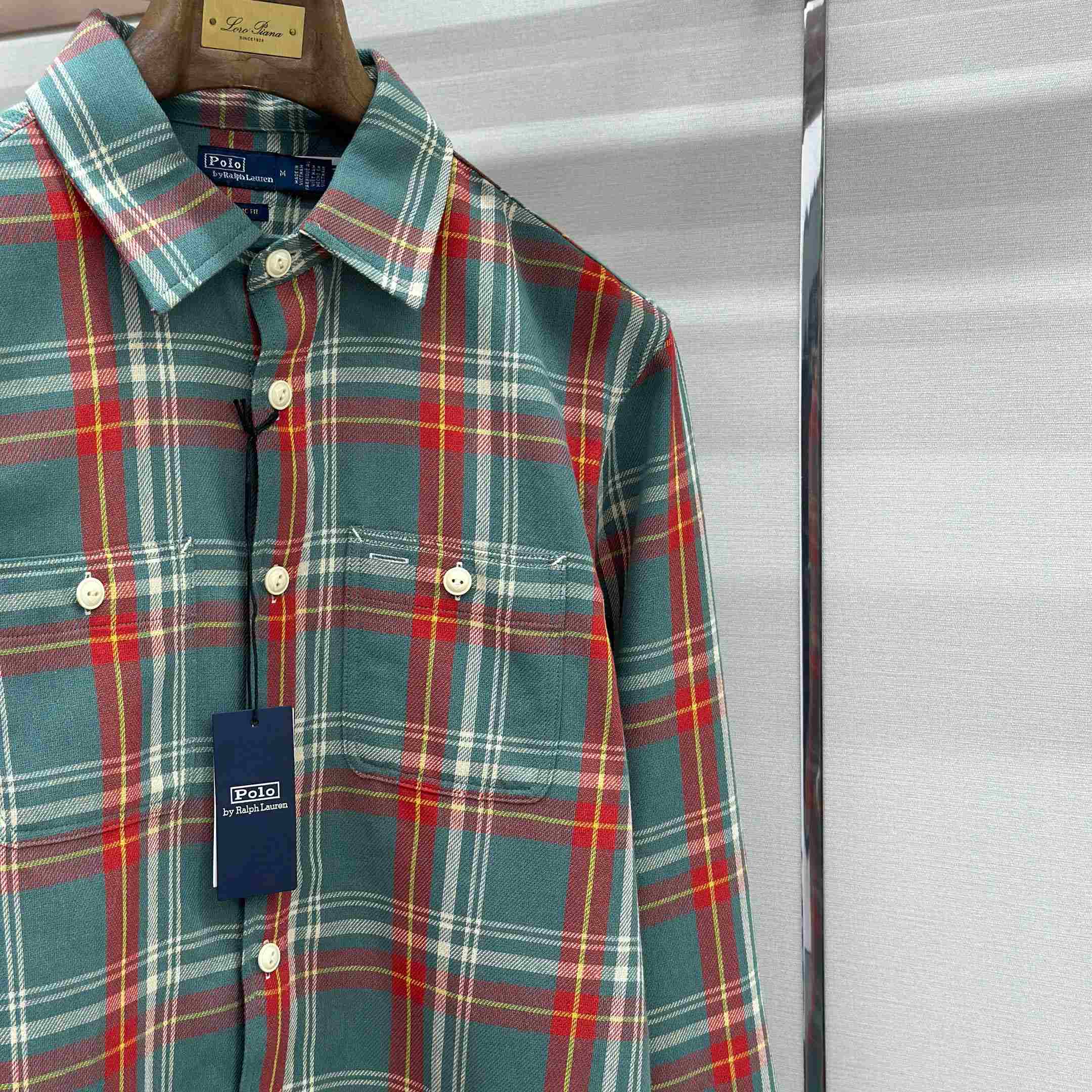  Ralph Lauren Classic Fit Plaid Flannel Workshirt - DopestKickz