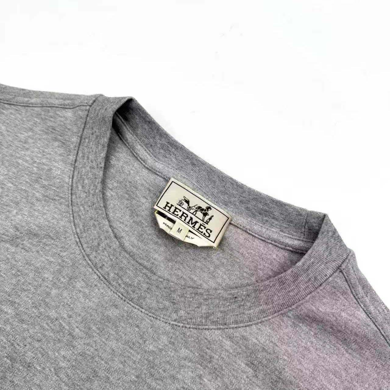 Hermes H Puzzle Leather Embroidery T-Shirt  - DopestKickz