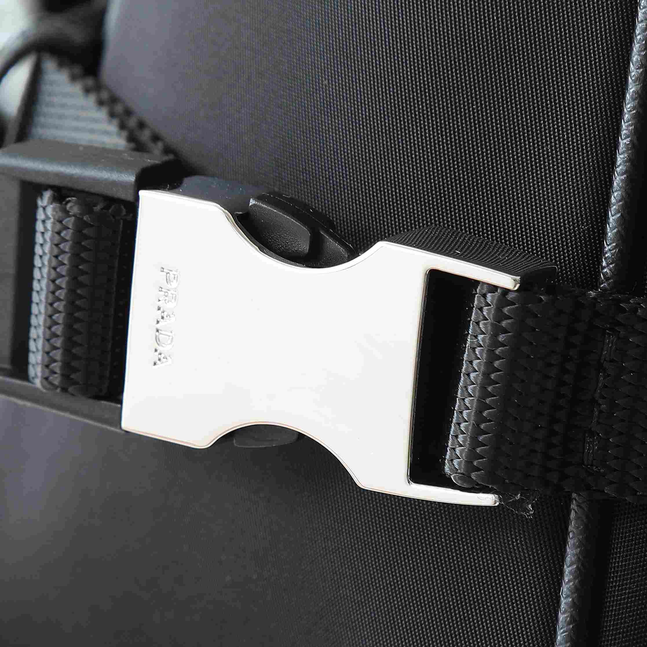 Prada Large Re-Nylon And Saffiano leather shoulder bag - DopestKickz