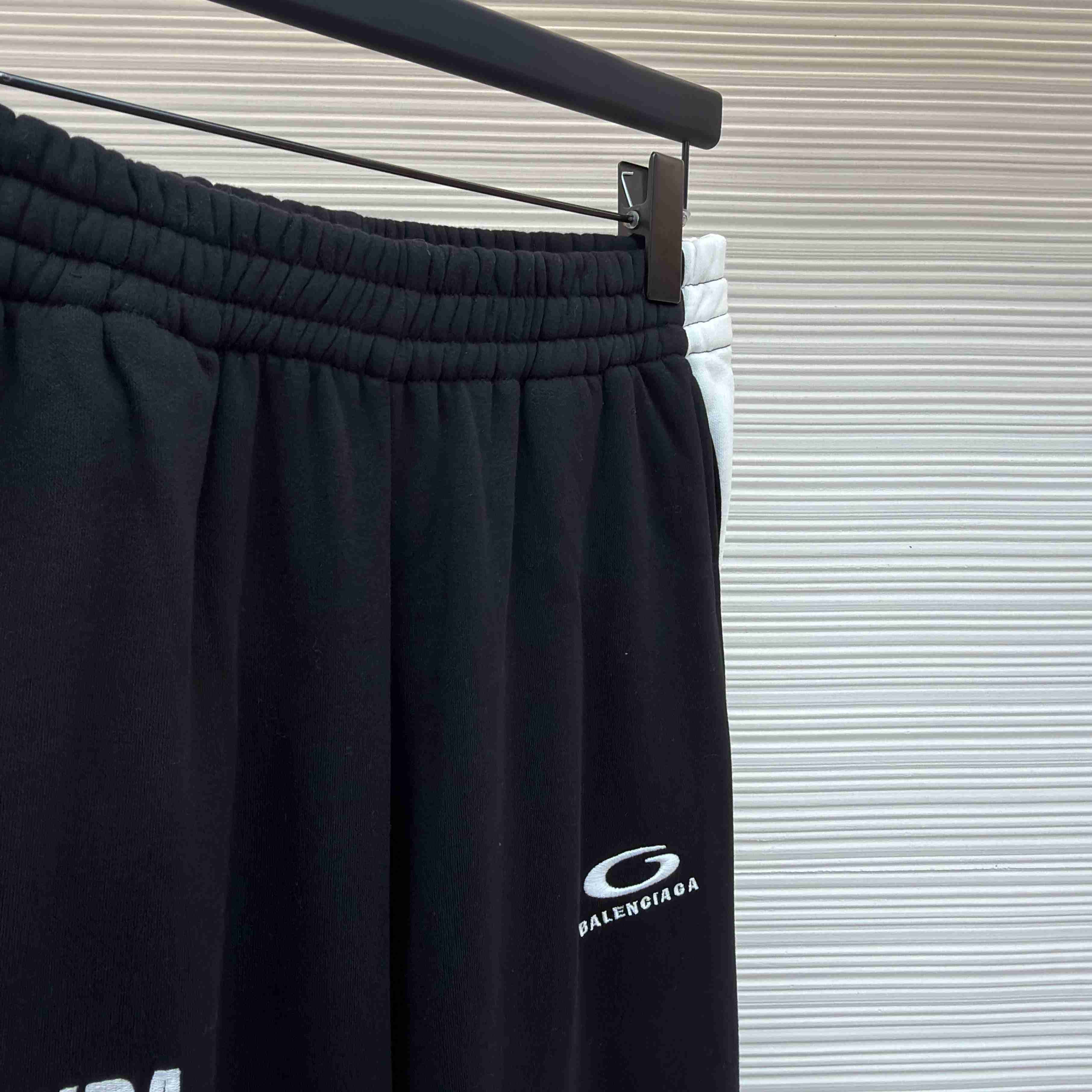 Balenciaga | Nba Collaboration Oversized Sweatpants In Black/White - DopestKickz