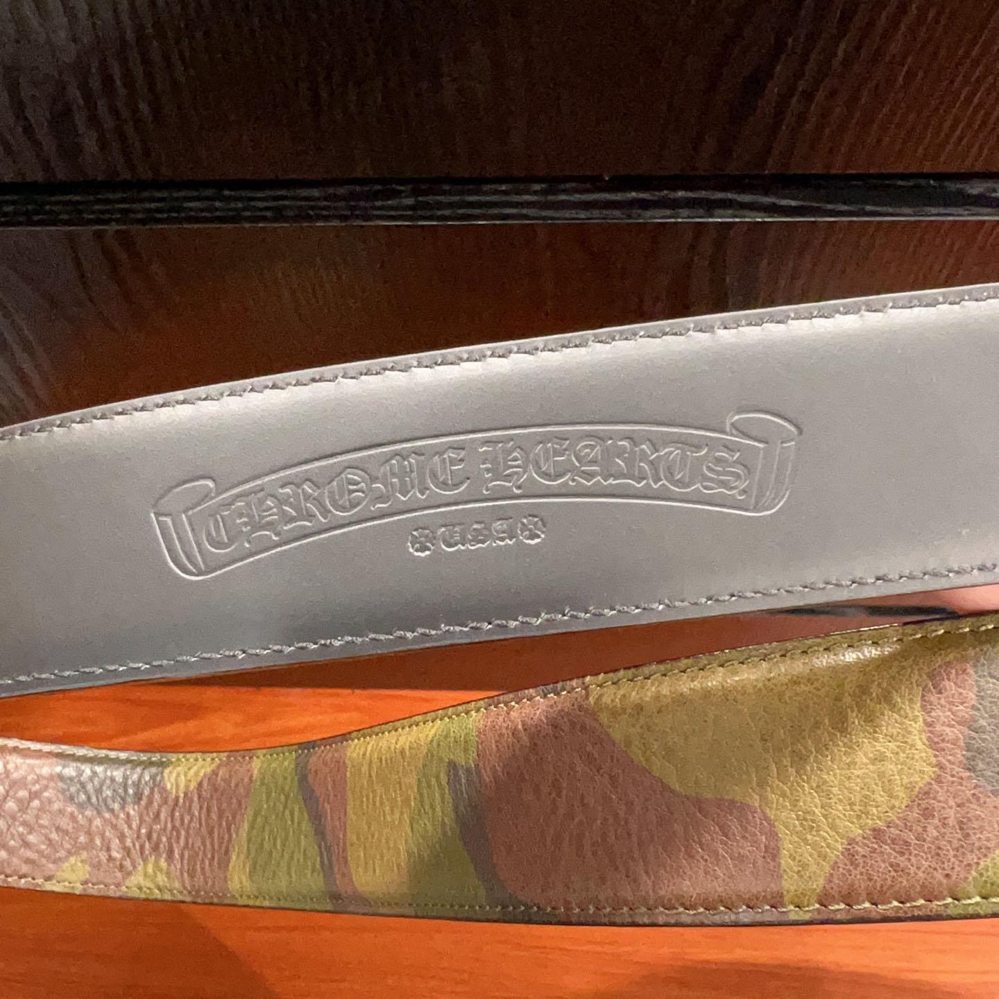 Chrome Hearts Leather Belt   - DopestKickz