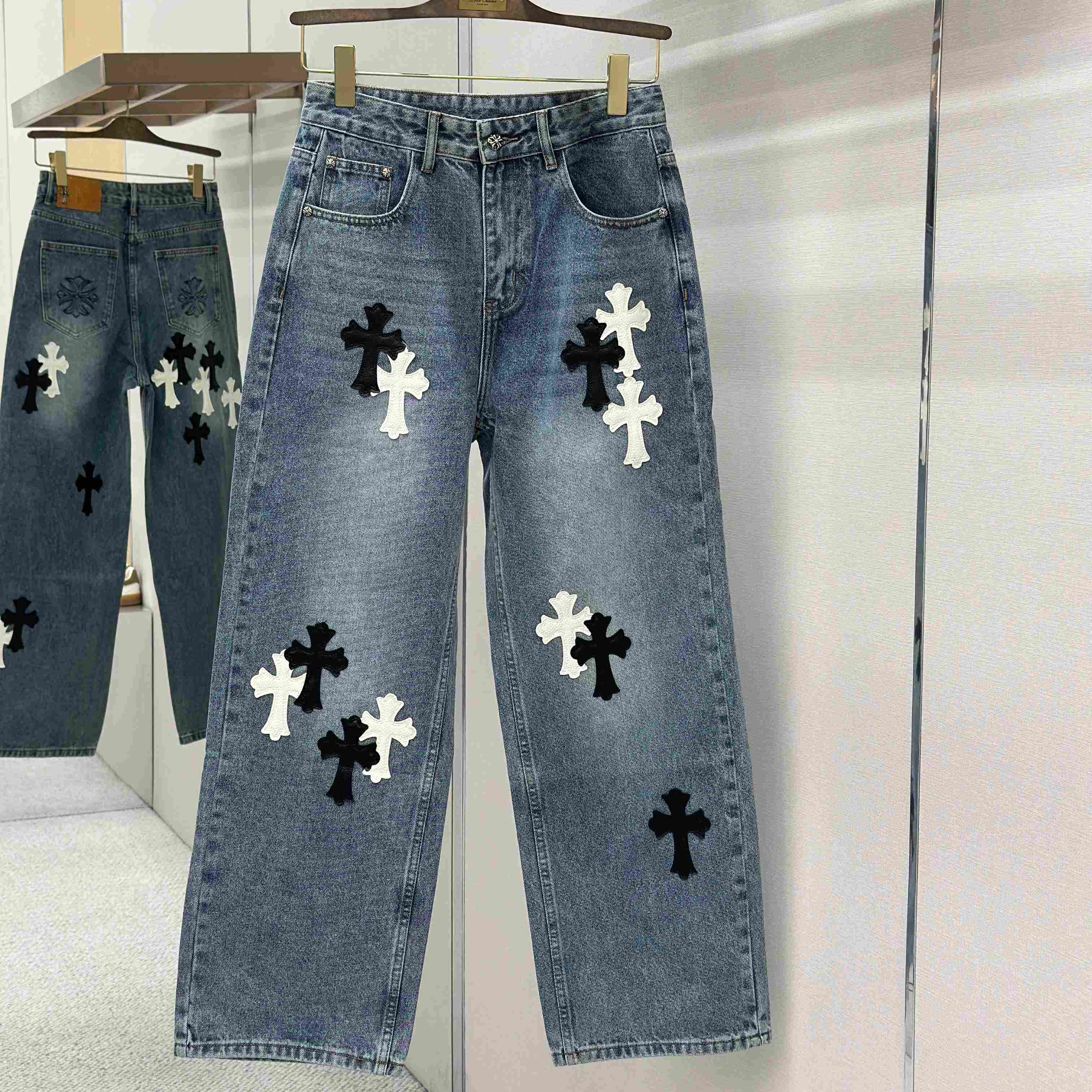 Chrome Hearts Jeans - DopestKickz