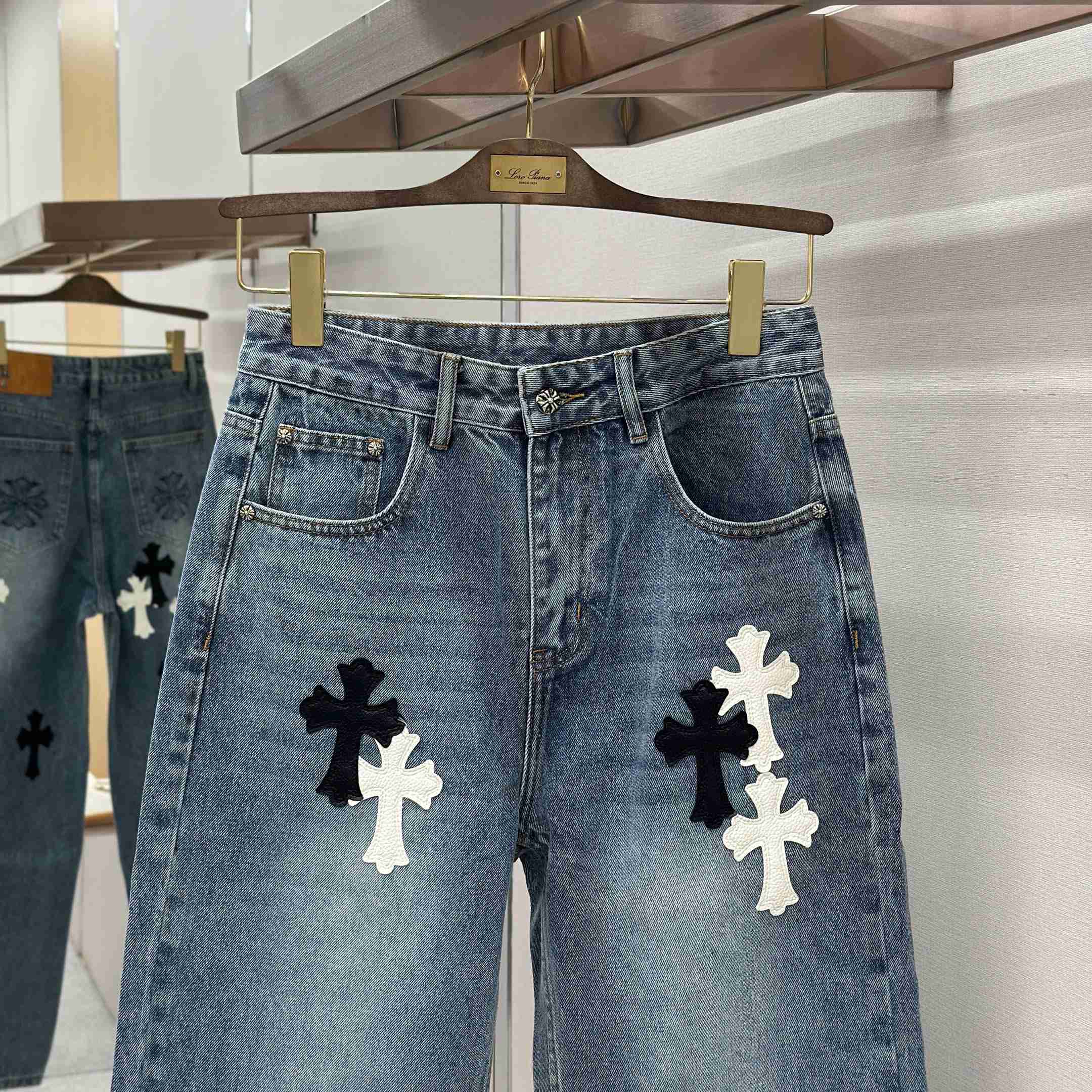 Chrome Hearts Jeans - DopestKickz