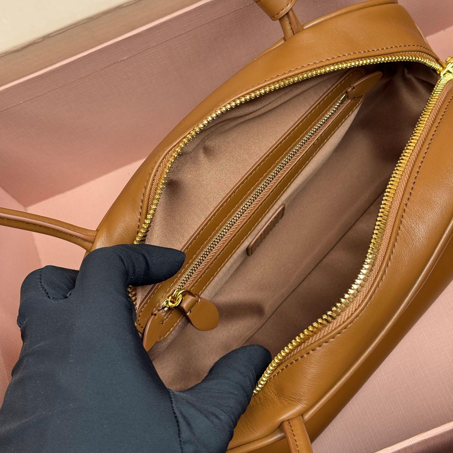 Miu Miu Beau Leather Bag - DopestKickz