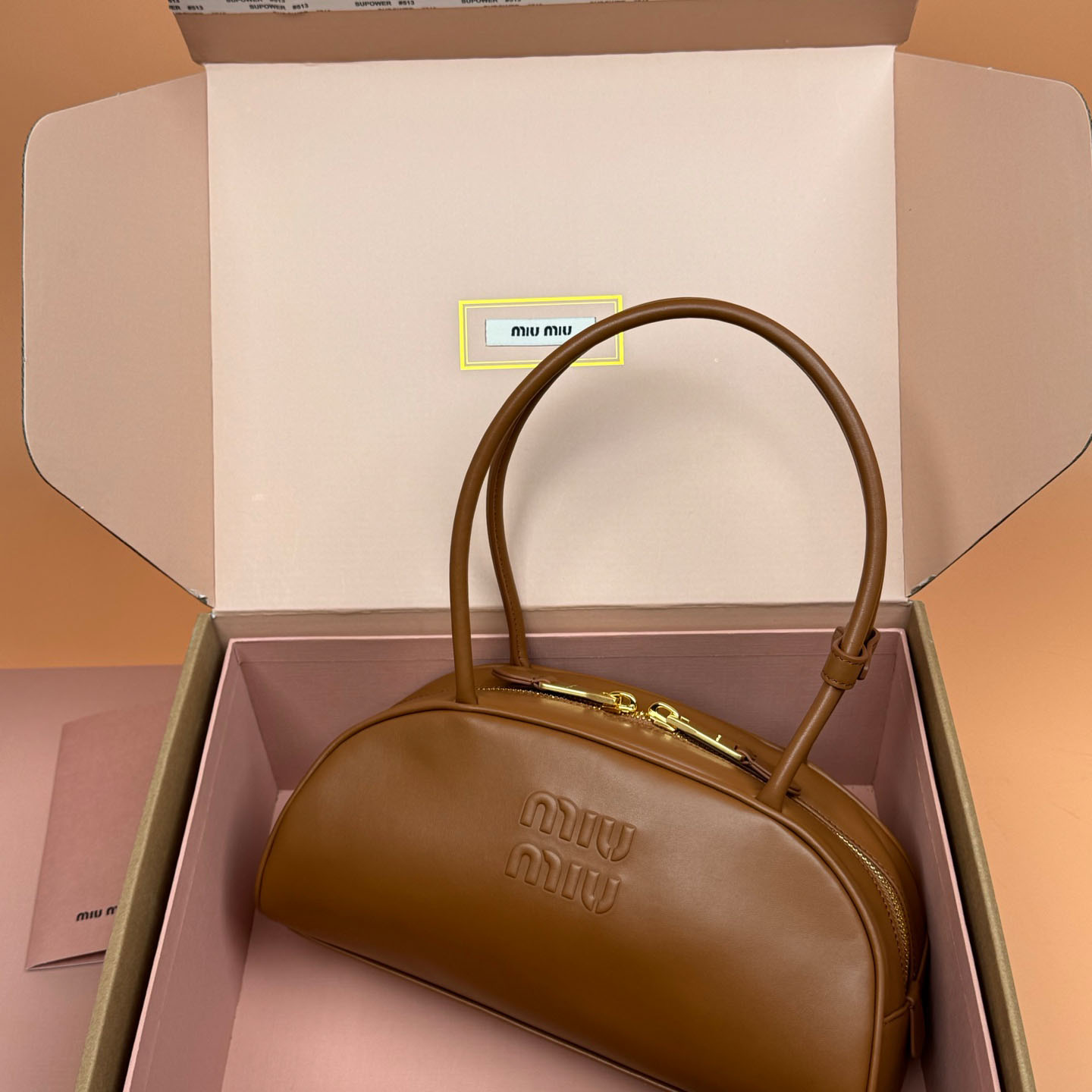 Miu Miu Beau Leather Bag - DopestKickz