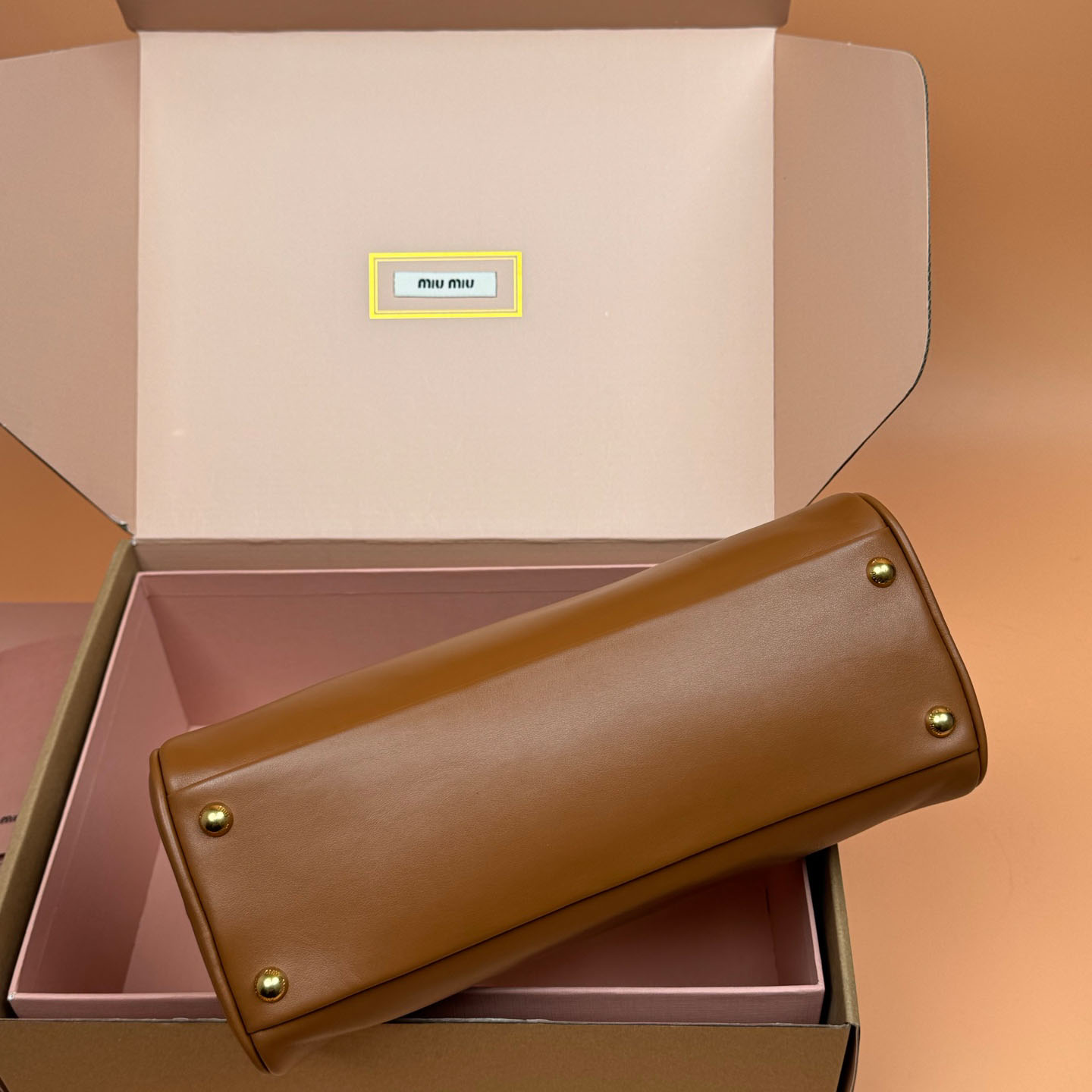 Miu Miu Beau Leather Bag - DopestKickz