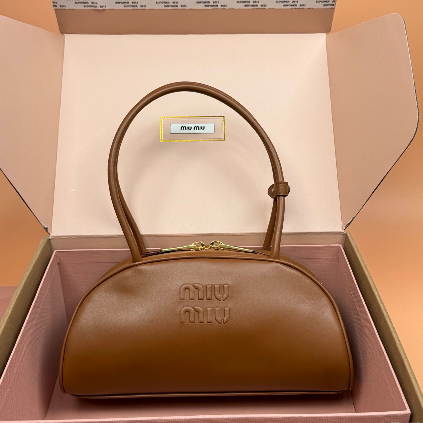 Miu Miu Beau Leather Bag - DopestKickz