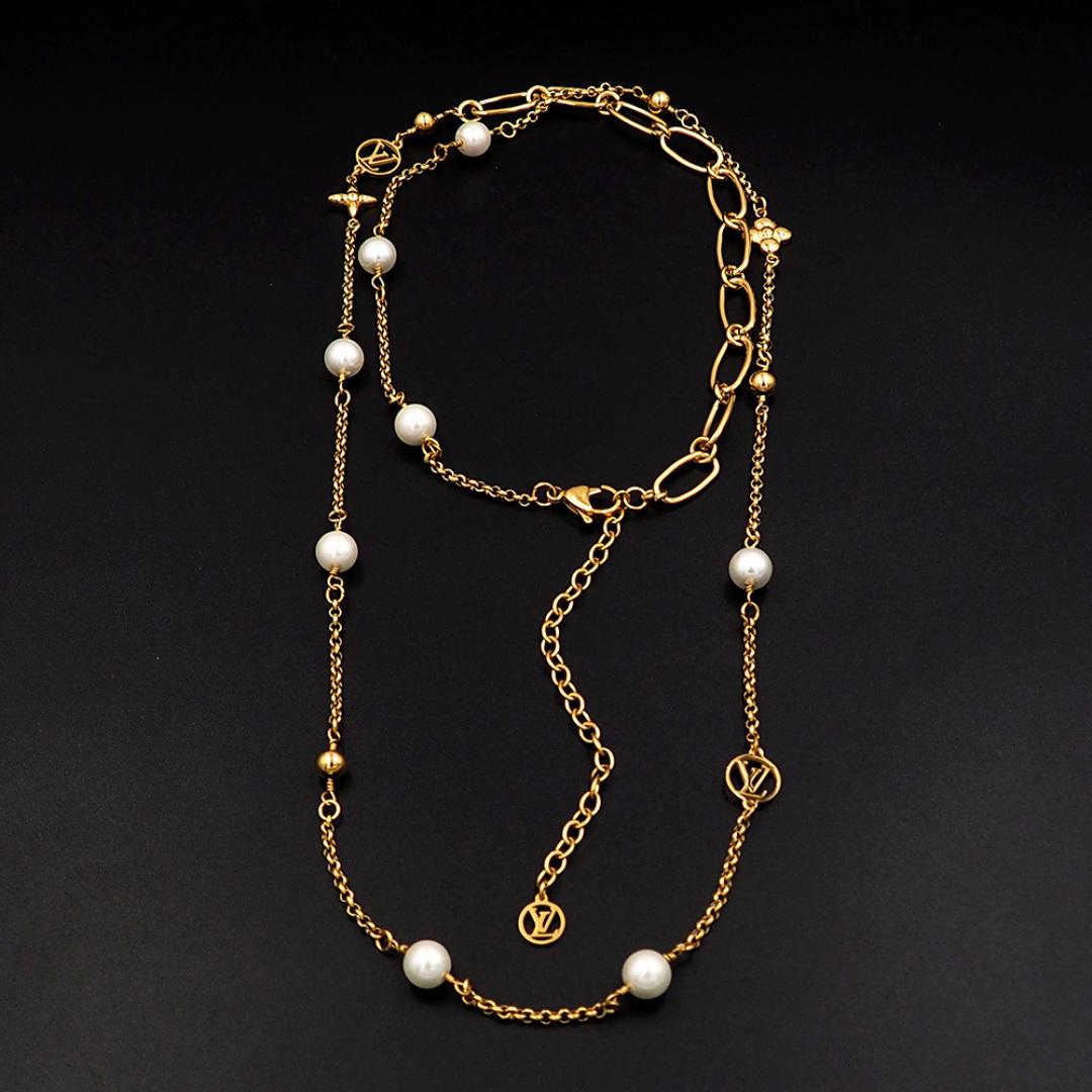 Louis Vuitton LV Mix Chains Necklace   M02516 - DopestKickz