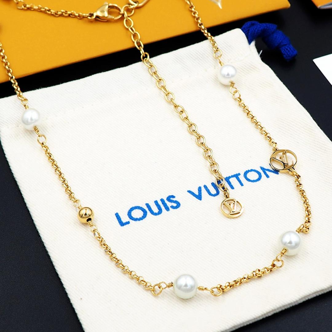 Louis Vuitton LV Mix Chains Necklace   M02516 - DopestKickz