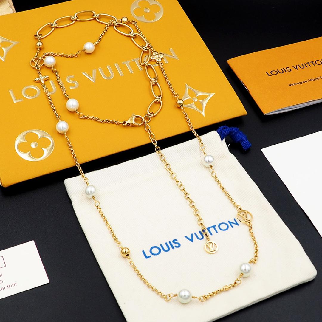 Louis Vuitton LV Mix Chains Necklace   M02516 - DopestKickz