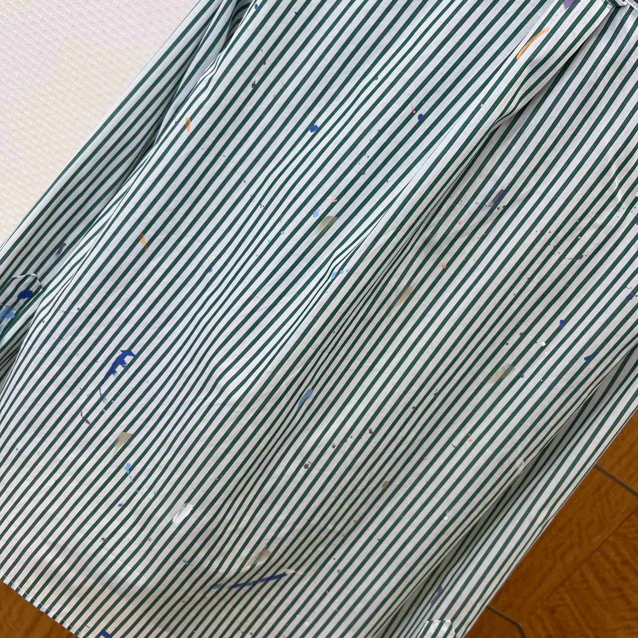  Ralph Lauren Classic Fit Paint-Splatter Striped Shirt - DopestKickz