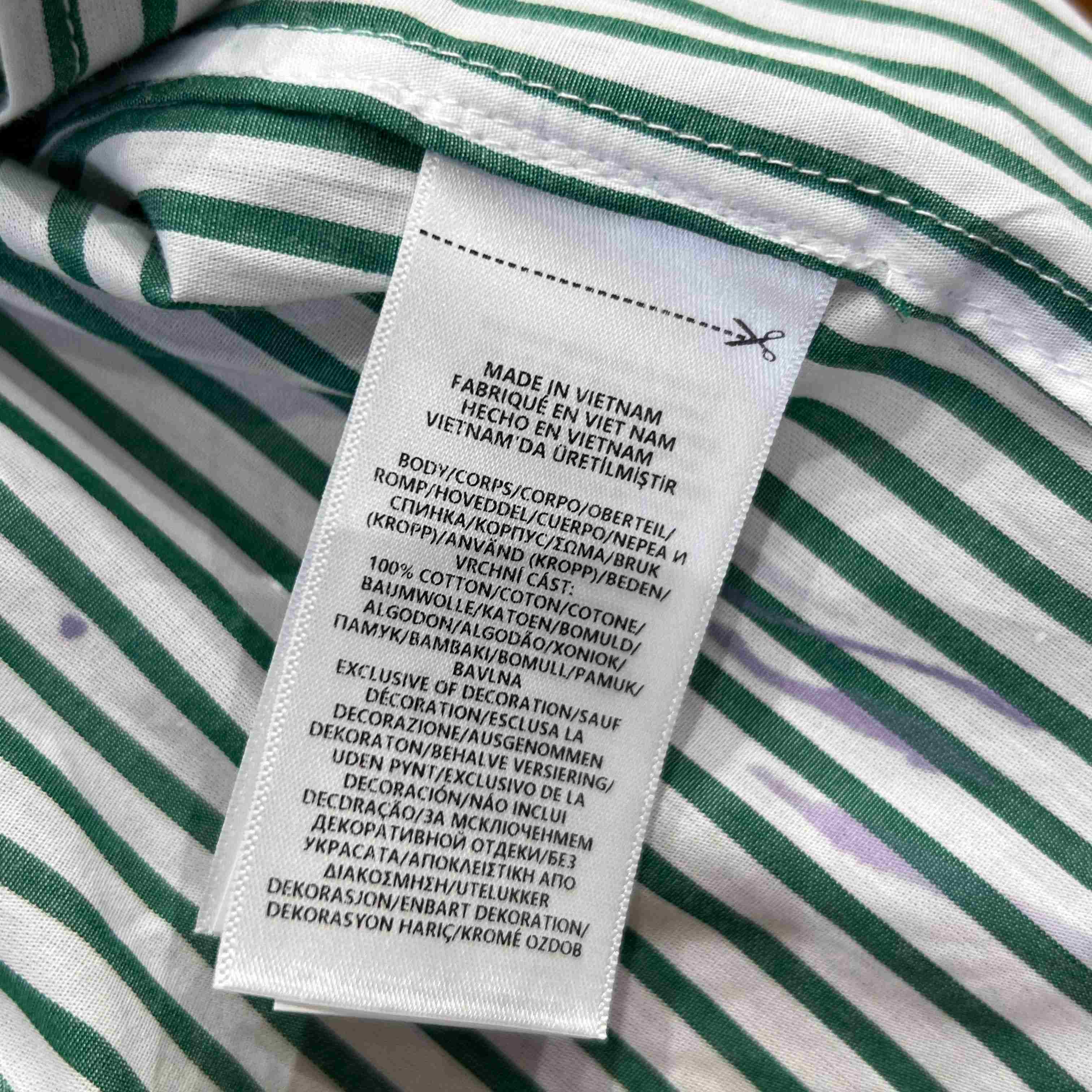  Ralph Lauren Classic Fit Paint-Splatter Striped Shirt - DopestKickz