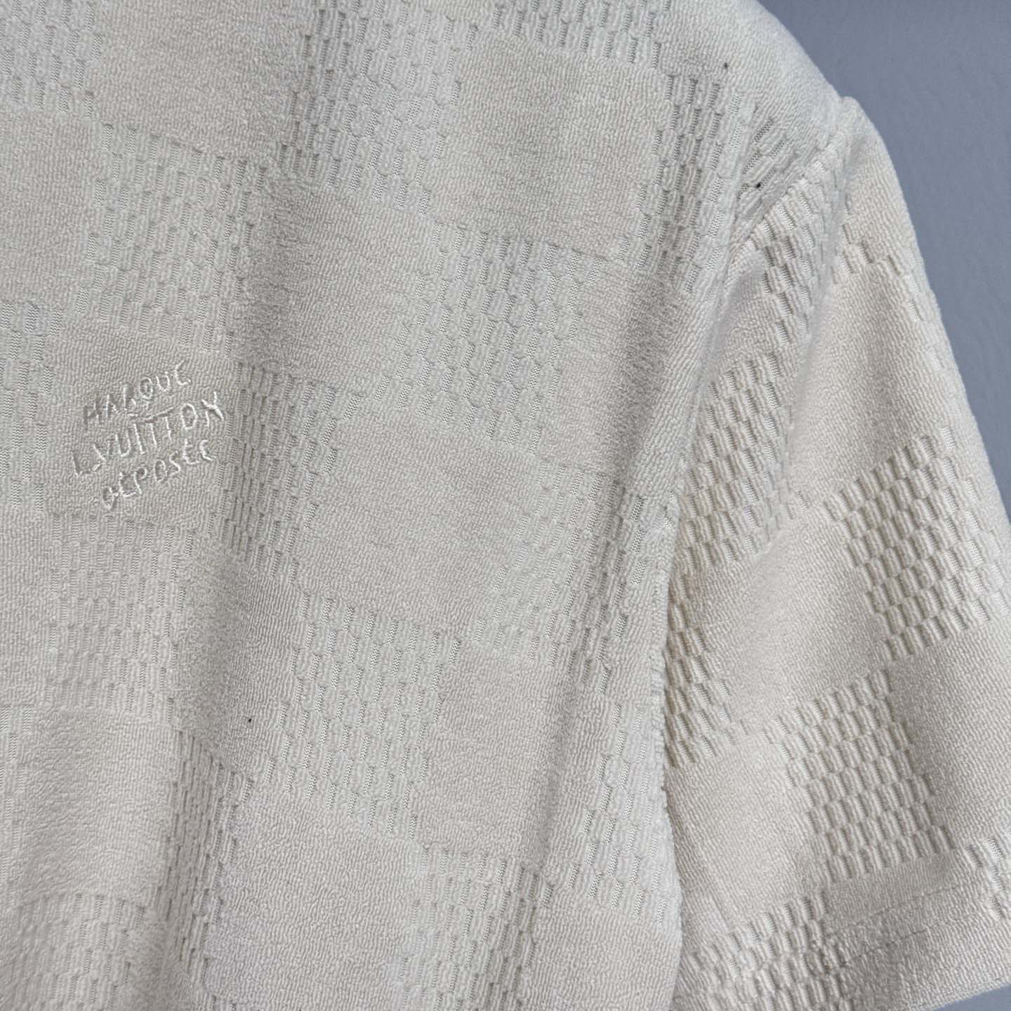 Louis Vuitton Damier French Terry Cotton T-Shirt - DopestKickz