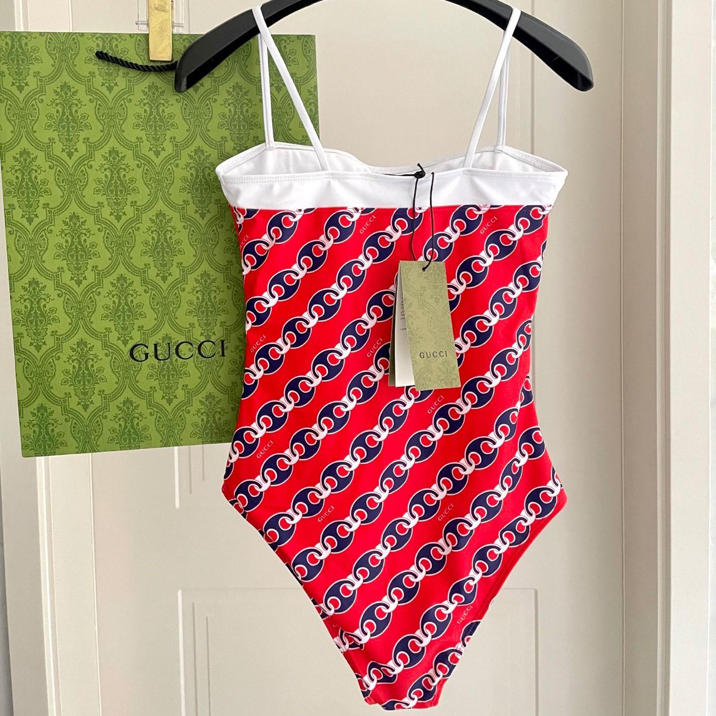 Gucci  Printed One-Piece Swimsuit - DopestKickz