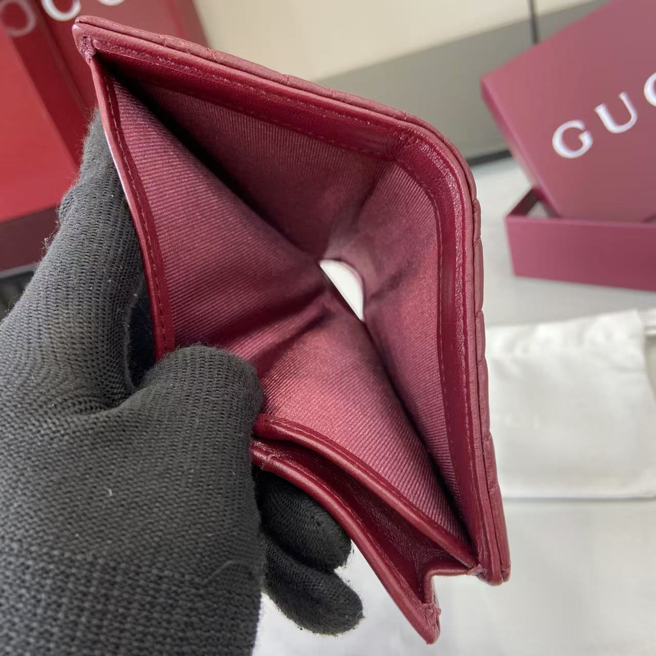 Gucci GG Marmont Card Case Wallet 466492 - DopestKickz