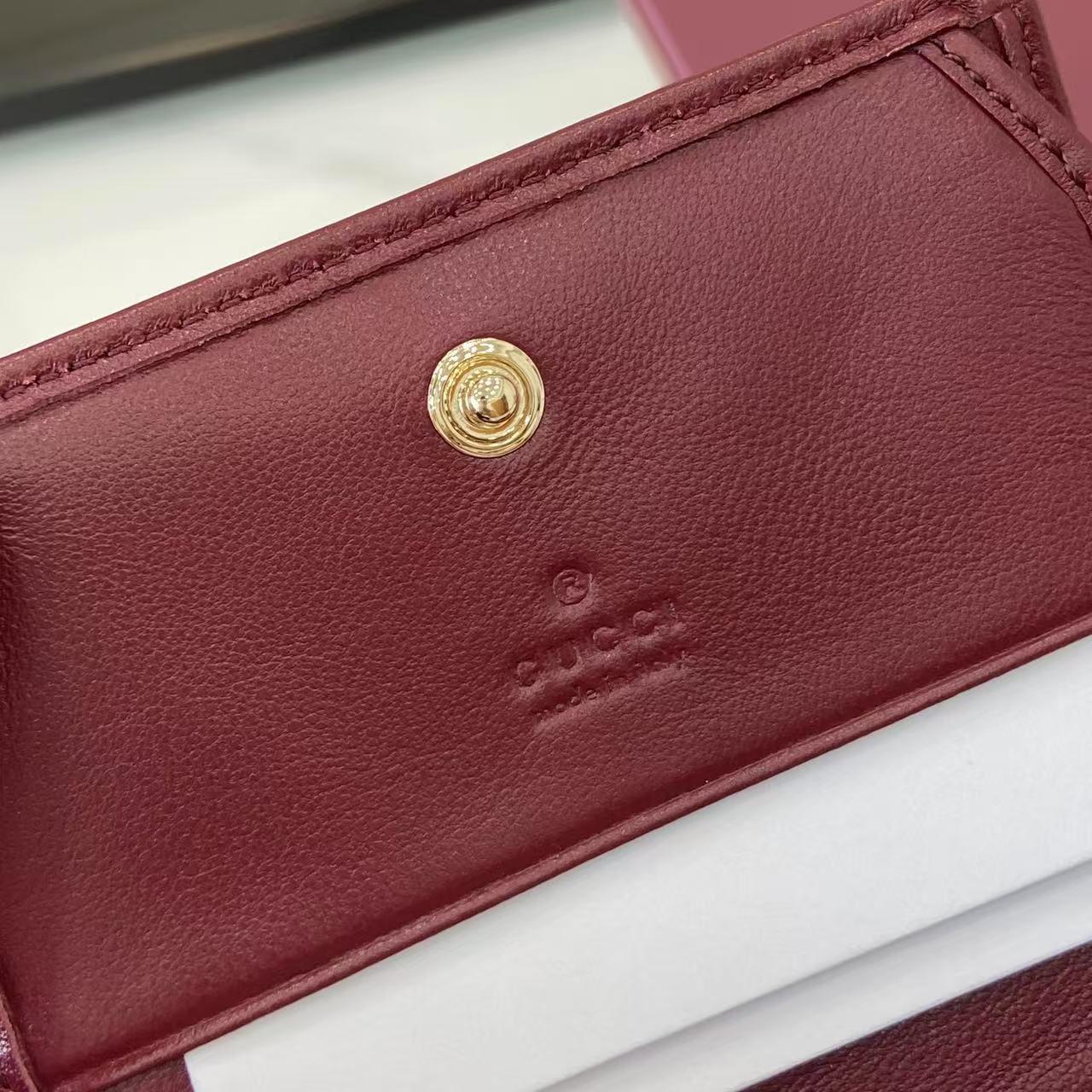 Gucci GG Marmont Card Case Wallet 466492 - DopestKickz