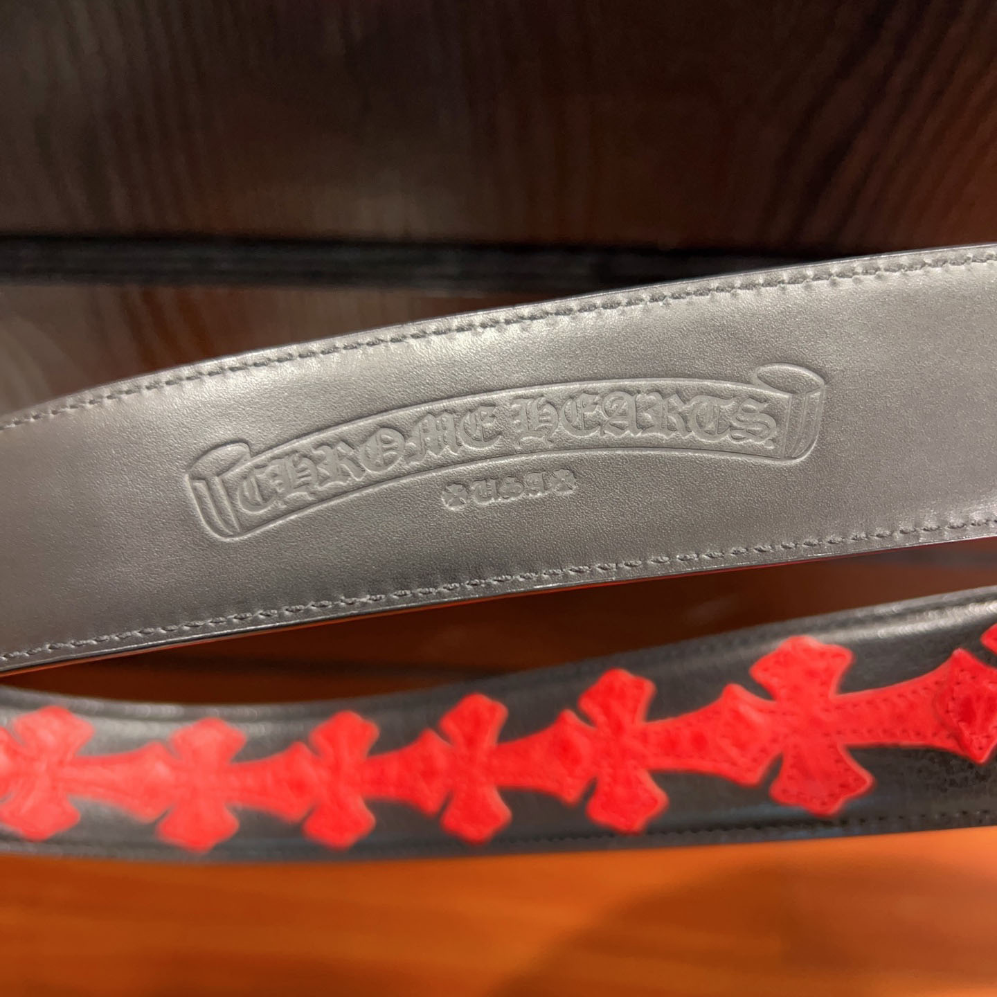 Chrome Hearts Leather Belt   - DopestKickz