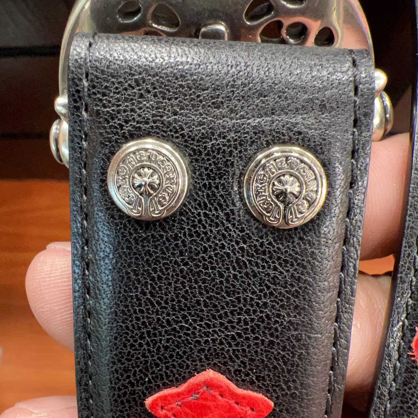 Chrome Hearts Leather Belt   - DopestKickz