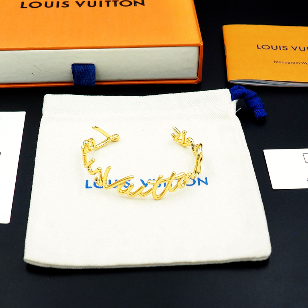 Louis Vuitton LV Script Bracelet M1812M - DopestKickz
