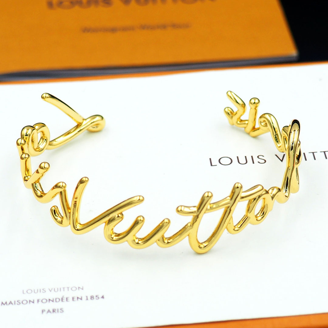 Louis Vuitton LV Script Bracelet M1812M - DopestKickz