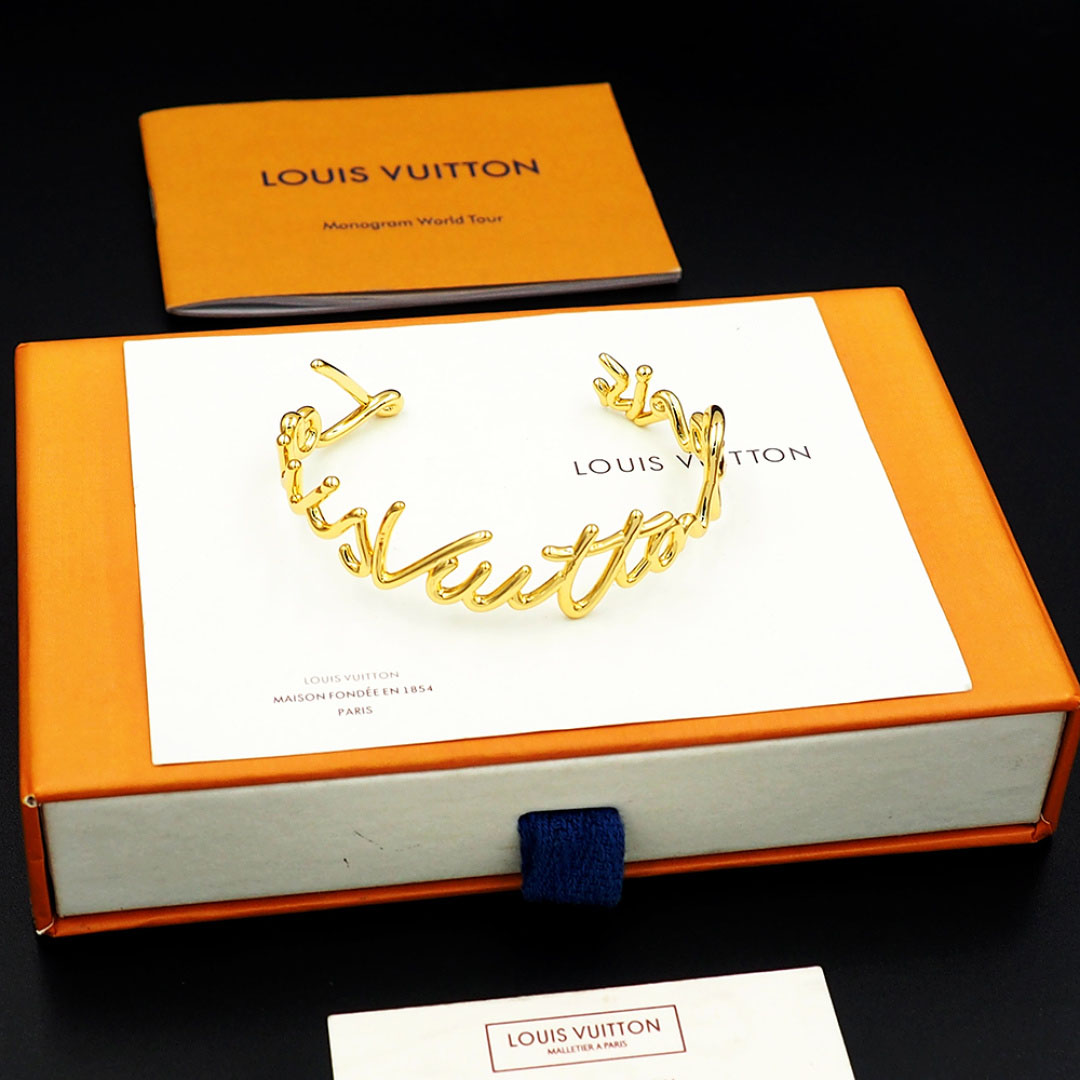 Louis Vuitton LV Script Bracelet M1812M - DopestKickz