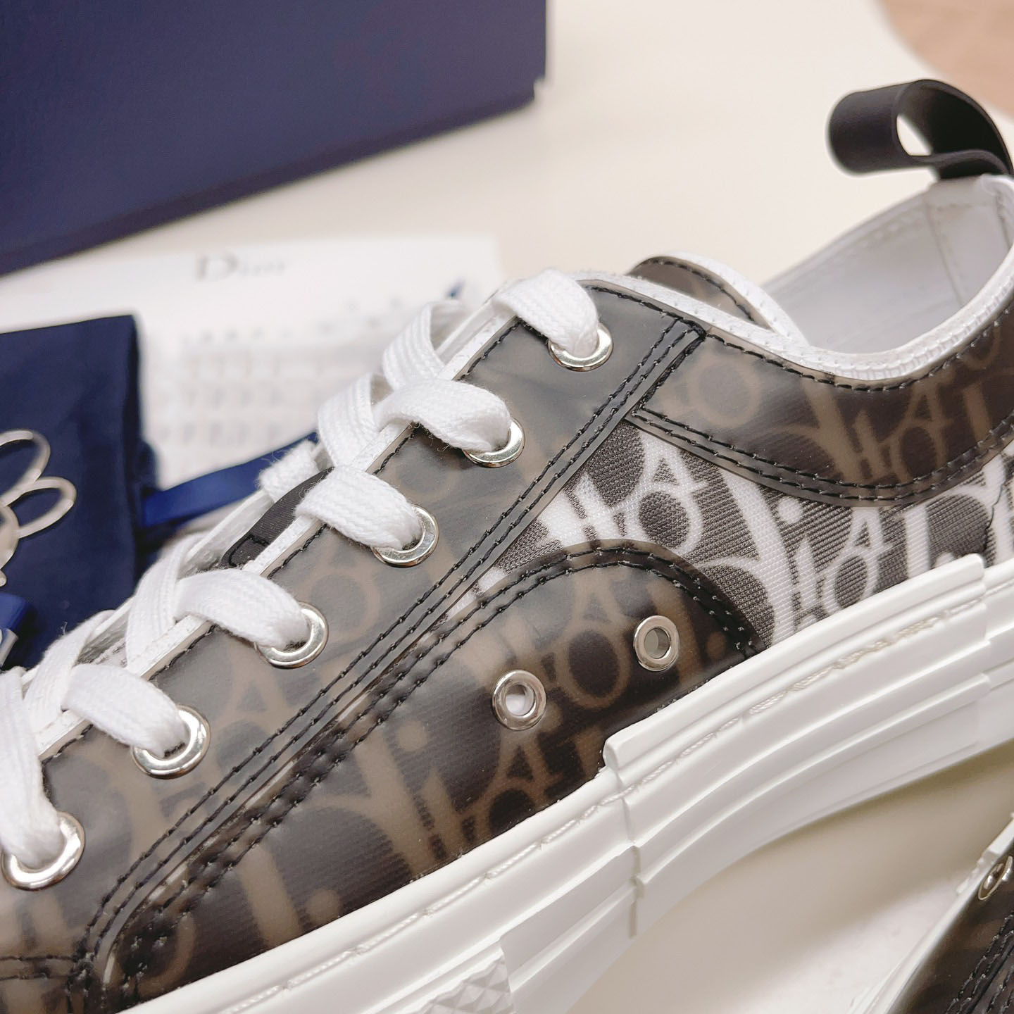 Dior B23 Low 'Dior Oblique - Charcoal' - DopestKickz