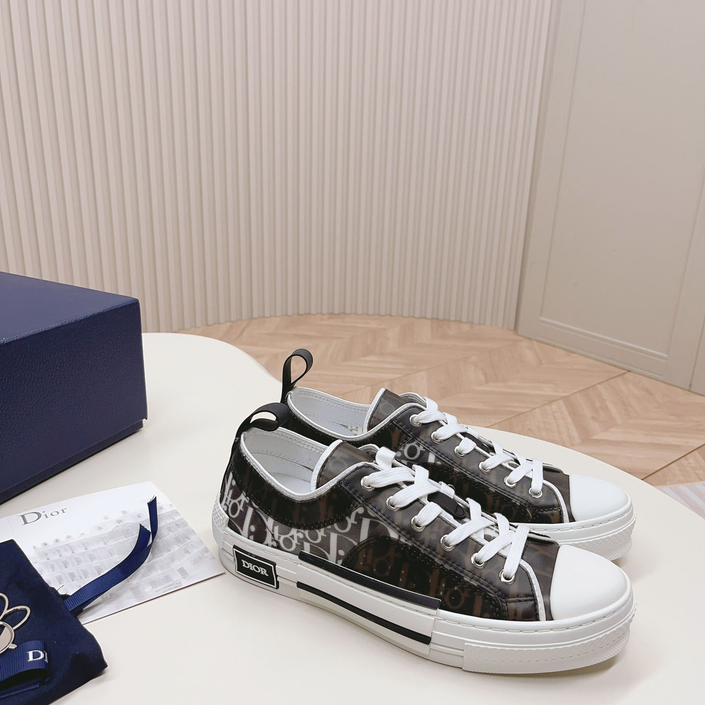 Dior B23 Low 'Dior Oblique - Charcoal' - DopestKickz