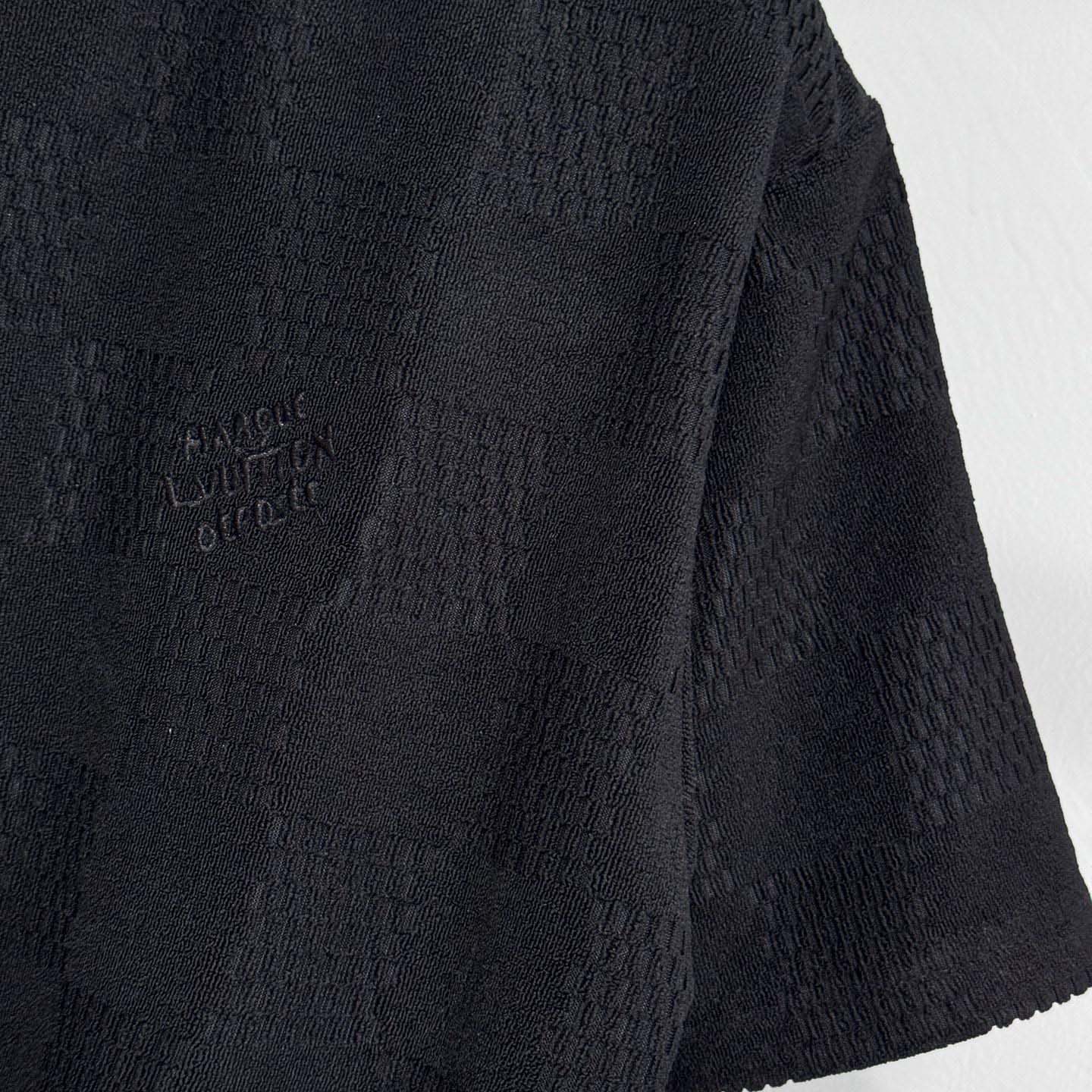 Louis Vuitton Damier French Terry Cotton T-Shirt - DopestKickz