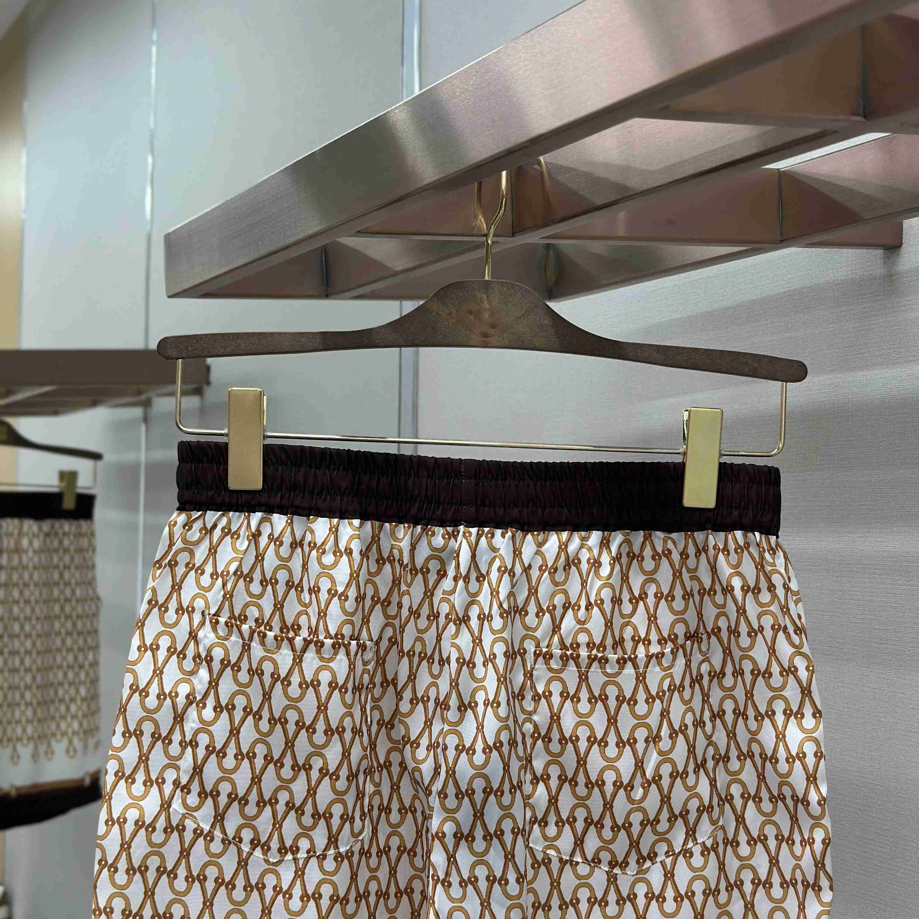 Gucci Printed Silk Twill Shorts - DopestKickz