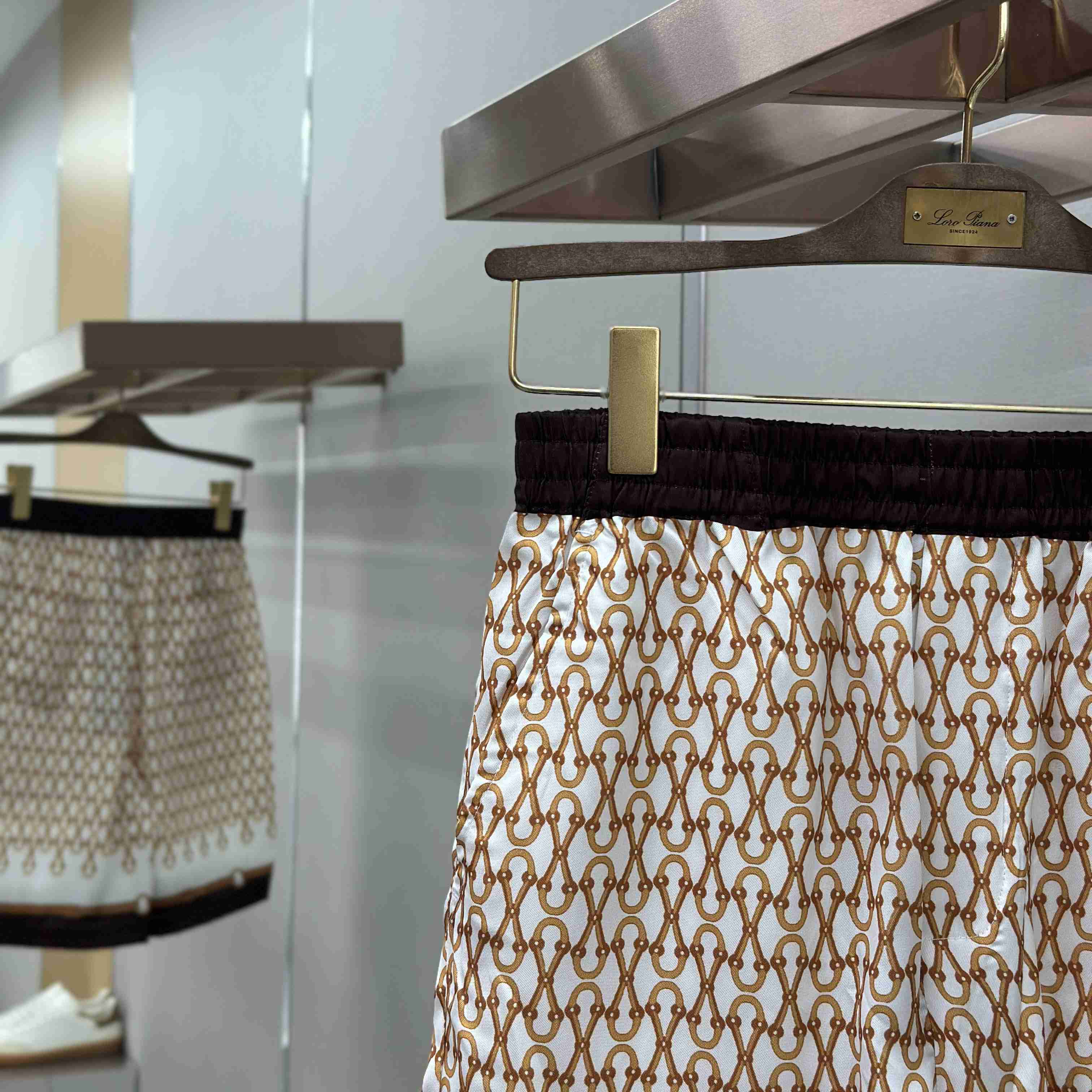 Gucci Printed Silk Twill Shorts - DopestKickz