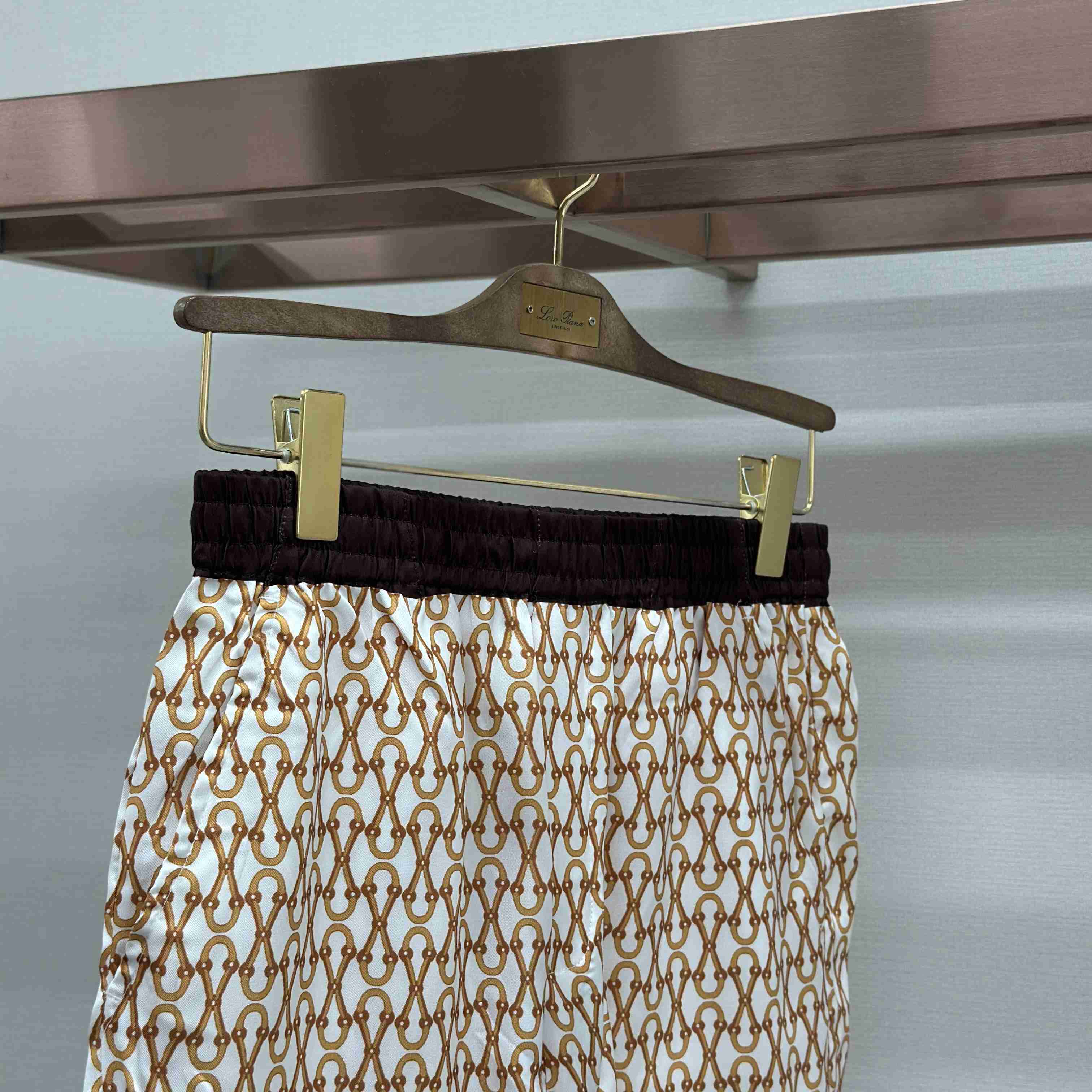 Gucci Printed Silk Twill Shorts - DopestKickz