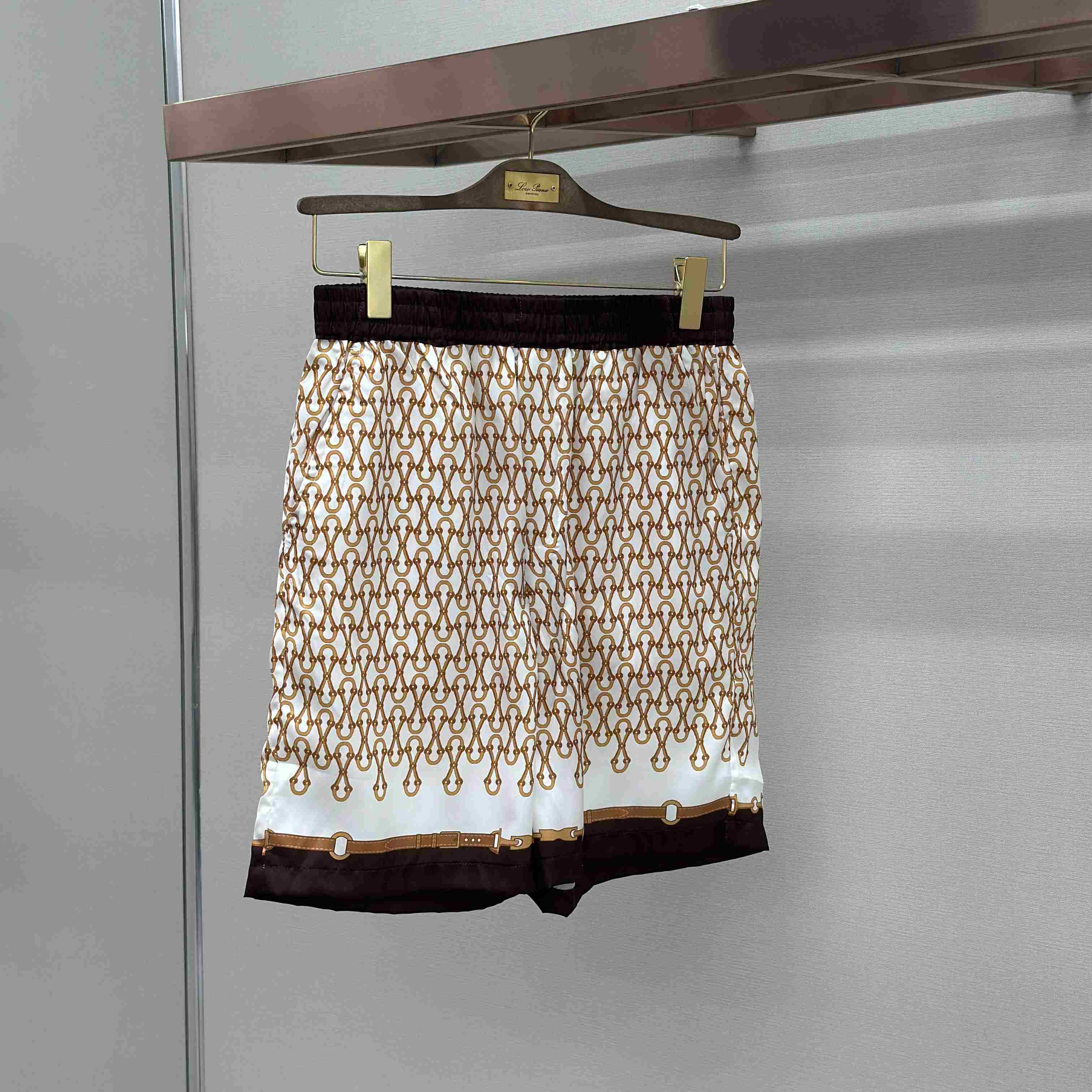 Gucci Printed Silk Twill Shorts - DopestKickz