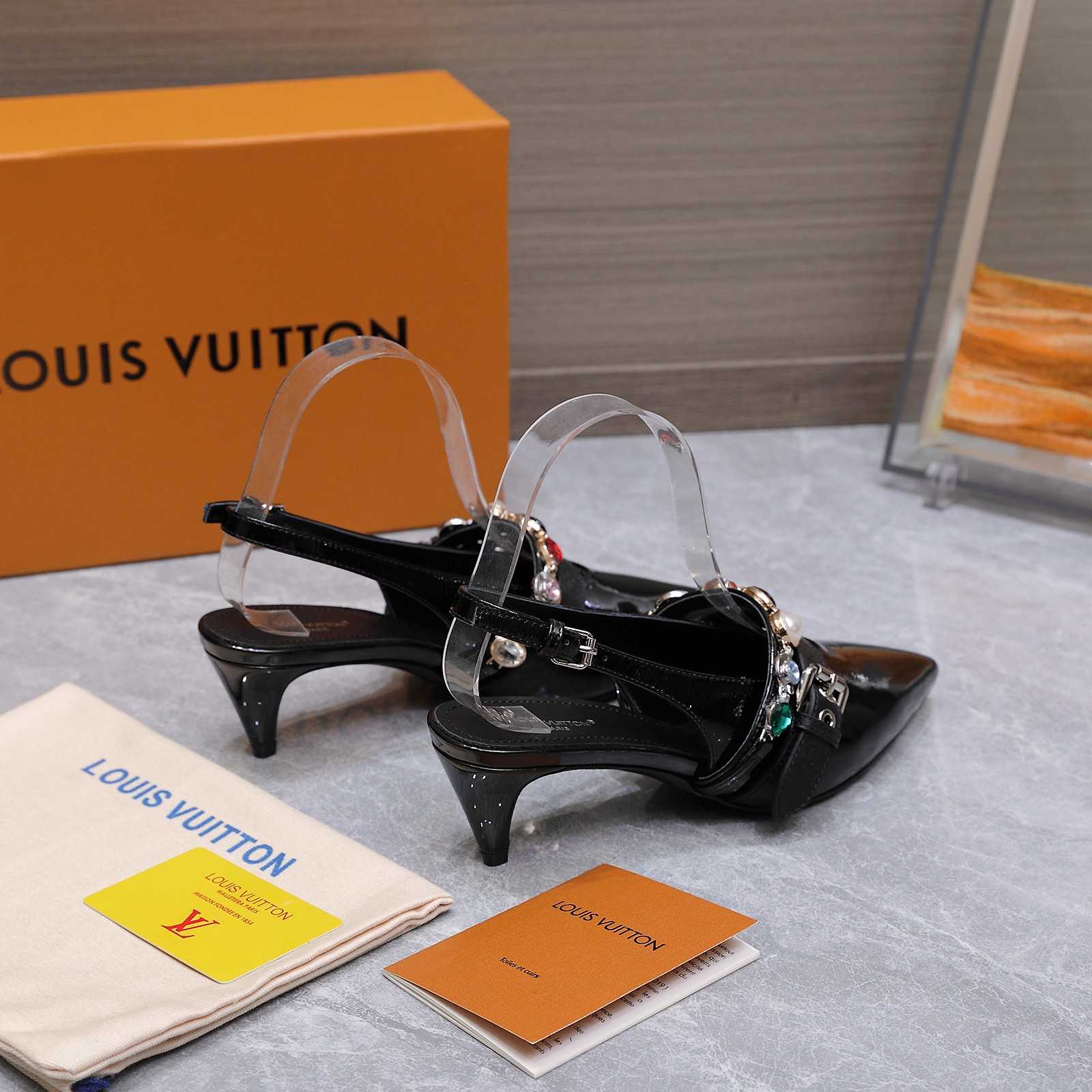 Louis Vuitton LV Vibe Slingback Pump   1AIT25 - DopestKickz