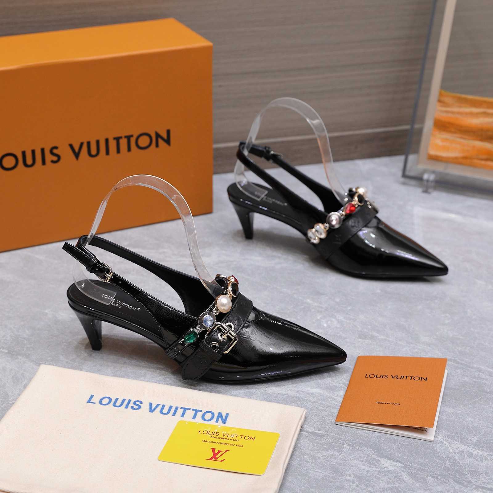 Louis Vuitton LV Vibe Slingback Pump   1AIT25 - DopestKickz