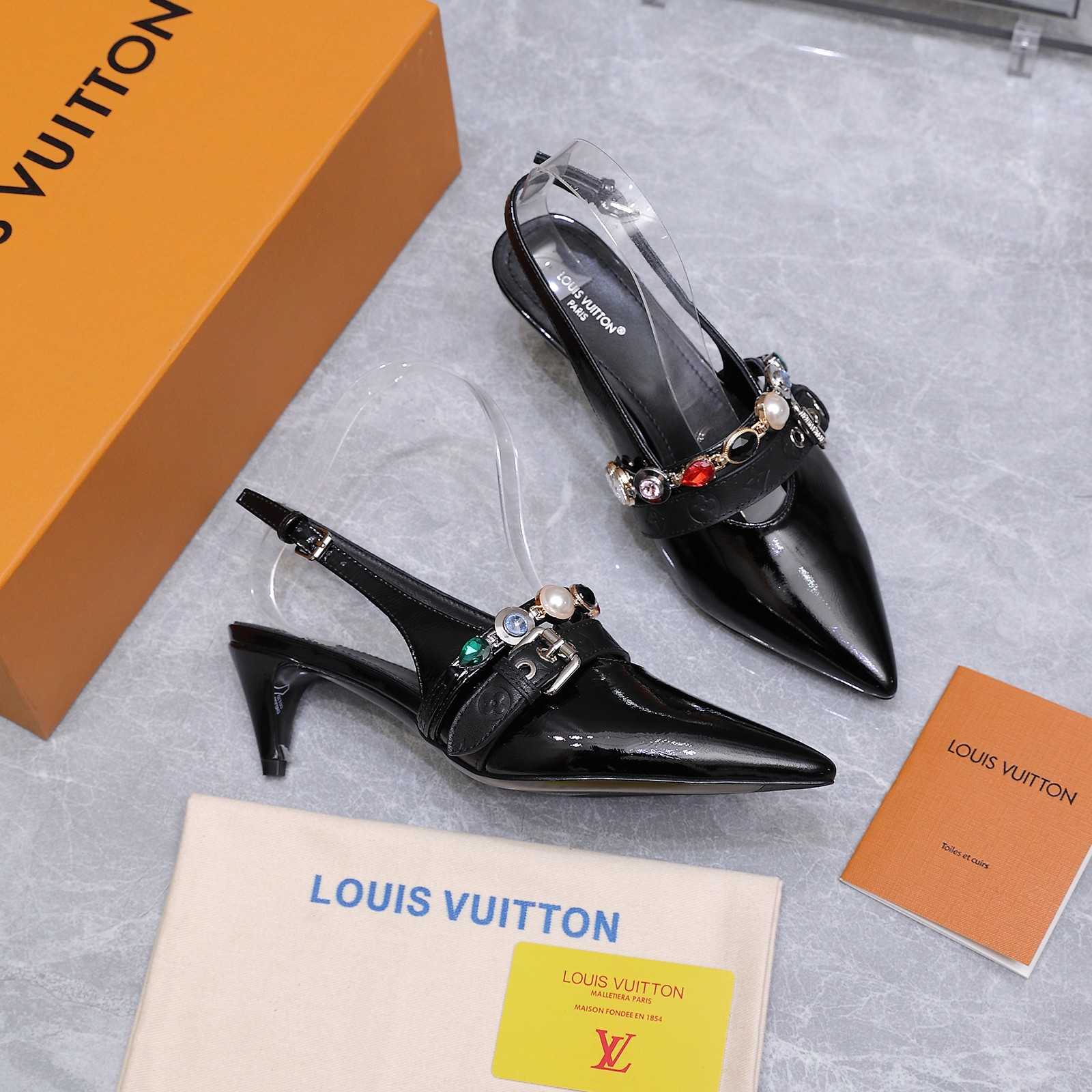 Louis Vuitton LV Vibe Slingback Pump   1AIT25 - DopestKickz