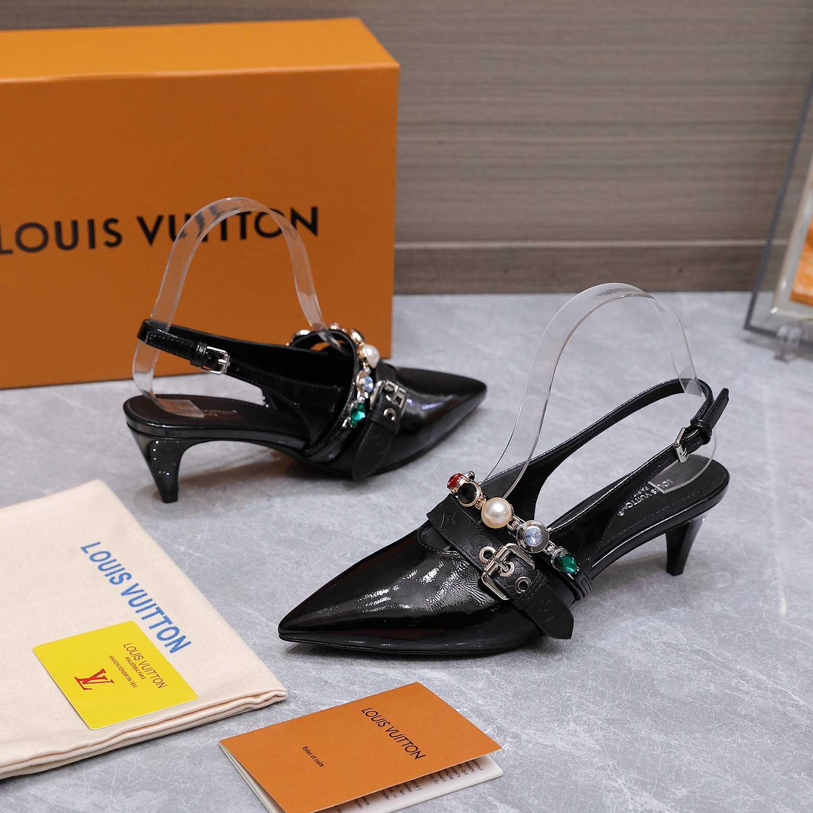 Louis Vuitton LV Vibe Slingback Pump   1AIT25 - DopestKickz