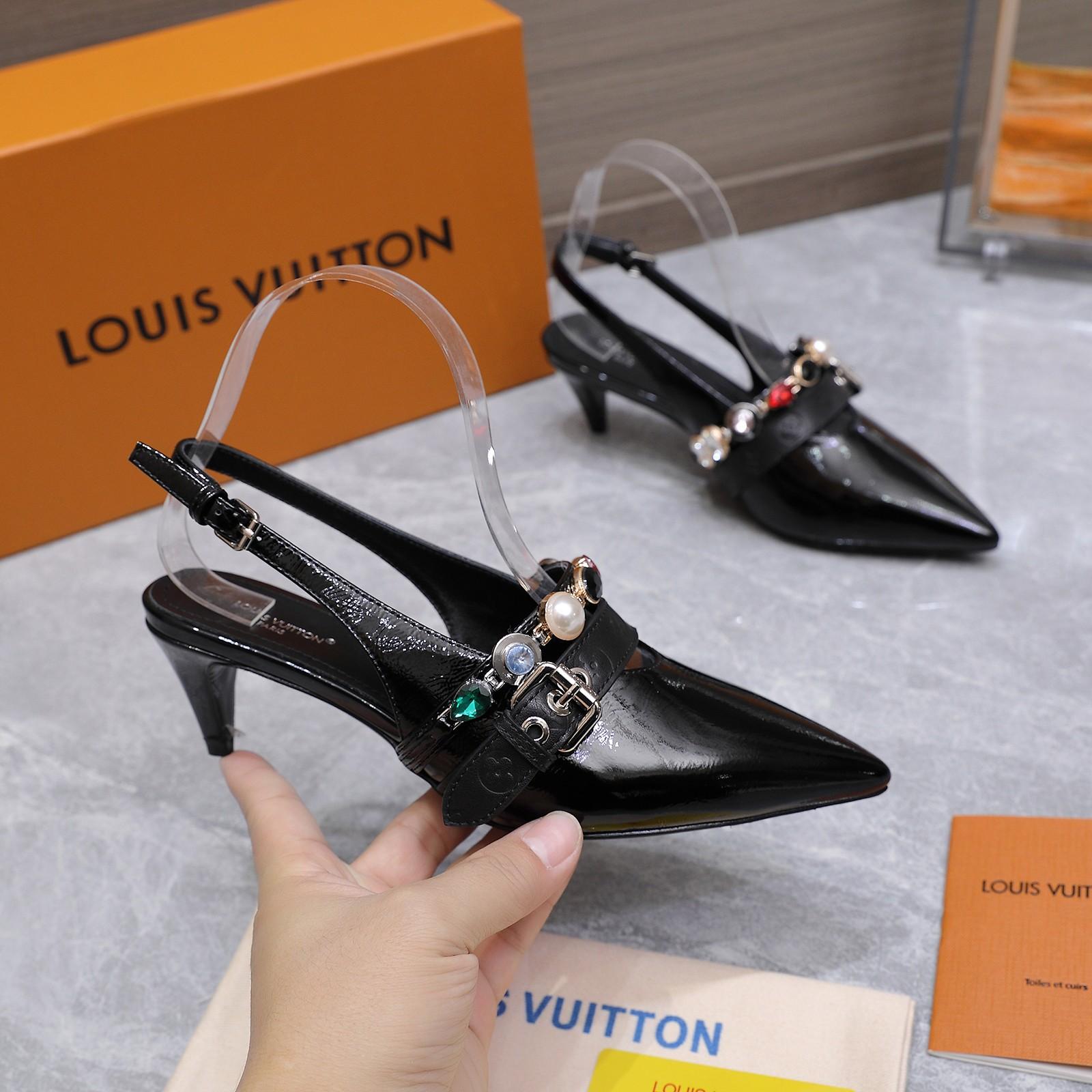 Louis Vuitton LV Vibe Slingback Pump   1AIT25 - DopestKickz