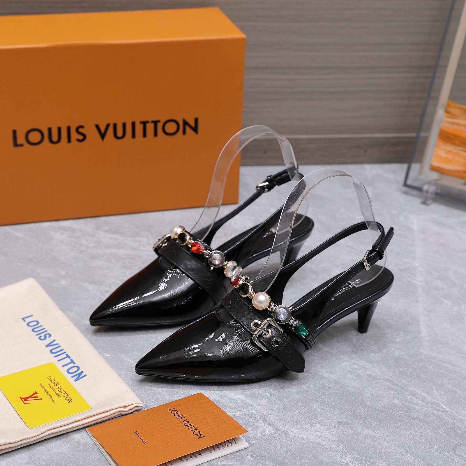 Louis Vuitton LV Vibe Slingback Pump   1AIT25 - DopestKickz