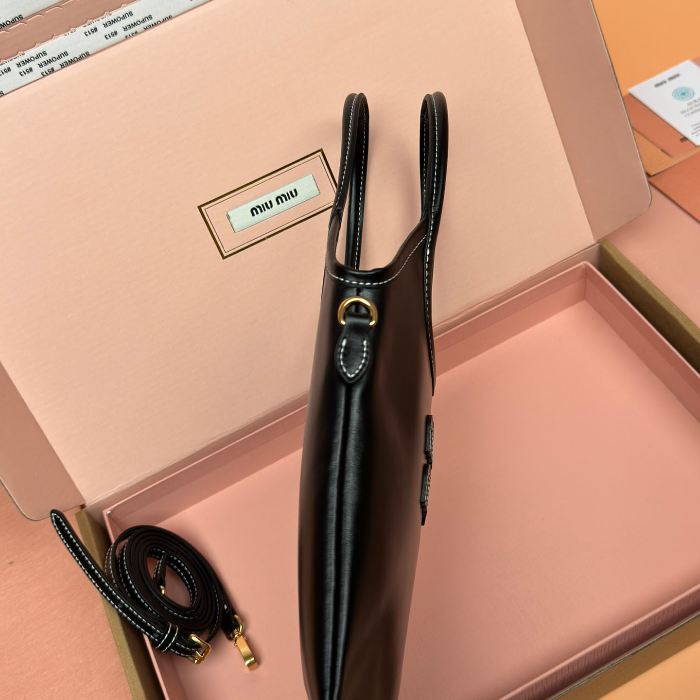 Miu Miu Ivy Leather Handbag - DopestKickz