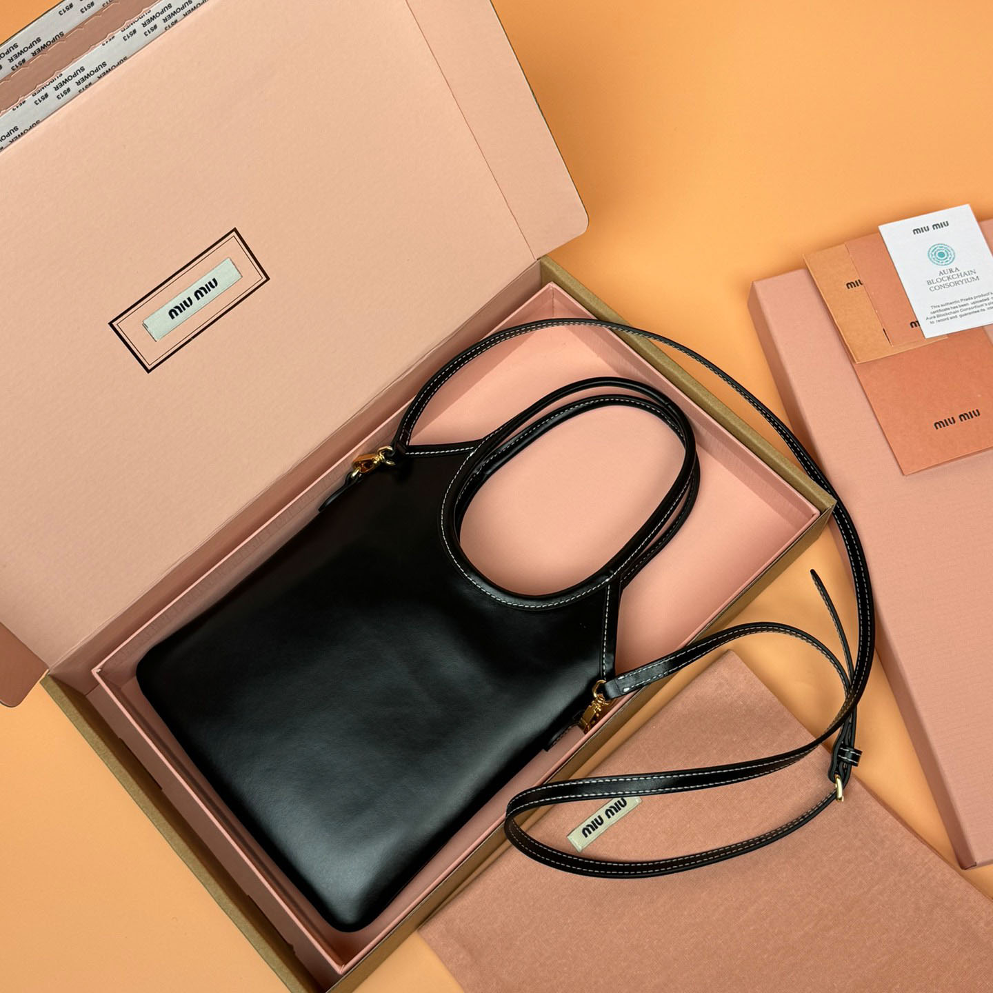 Miu Miu Ivy Leather Handbag - DopestKickz