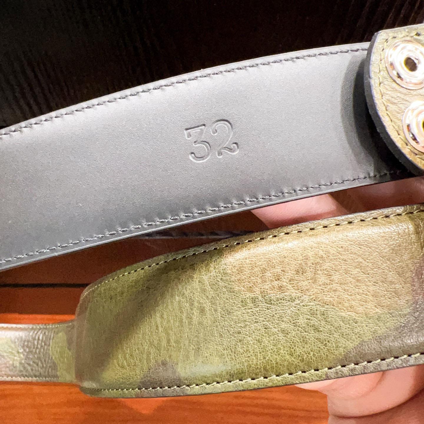 Chrome Hearts Leather Belt   - DopestKickz