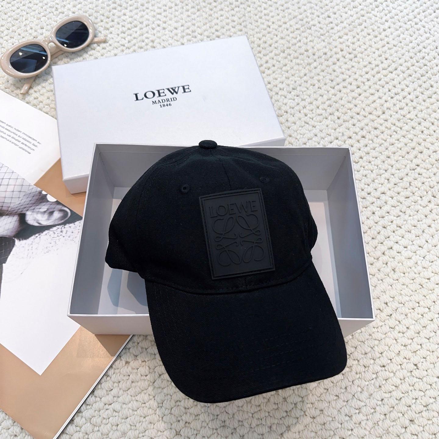 Loewe Patch Cap In Canvas - DopestKickz
