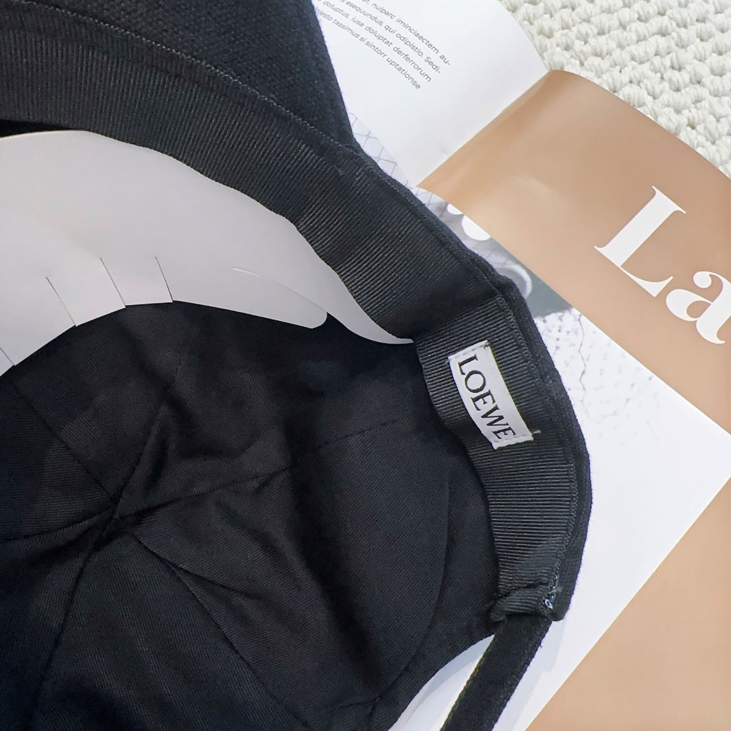 Loewe Patch Cap In Canvas - DopestKickz