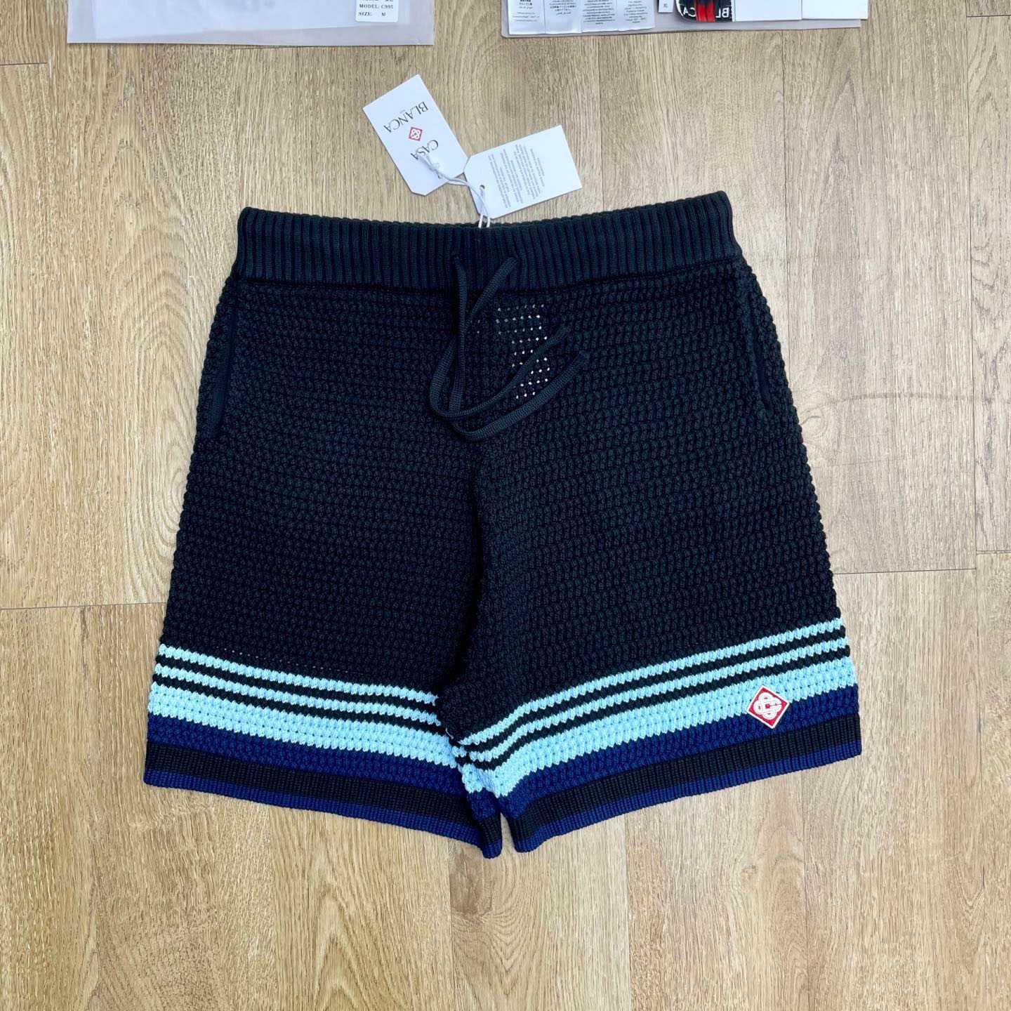 Casablanca Tennis Cotton Crochet Shorts  D0117 - DopestKickz