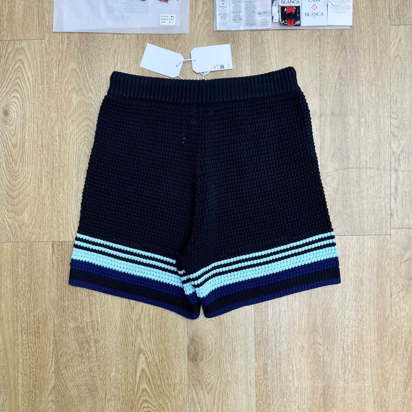 Casablanca Tennis Cotton Crochet Shorts  D0117 - DopestKickz